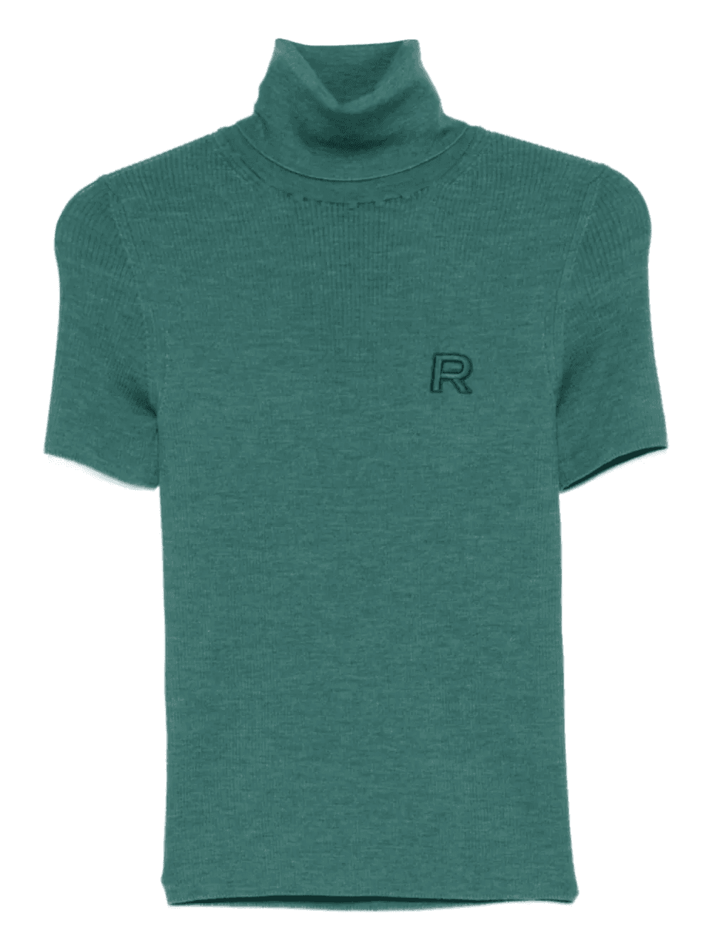 turtleneck logo-patch top - Image 1