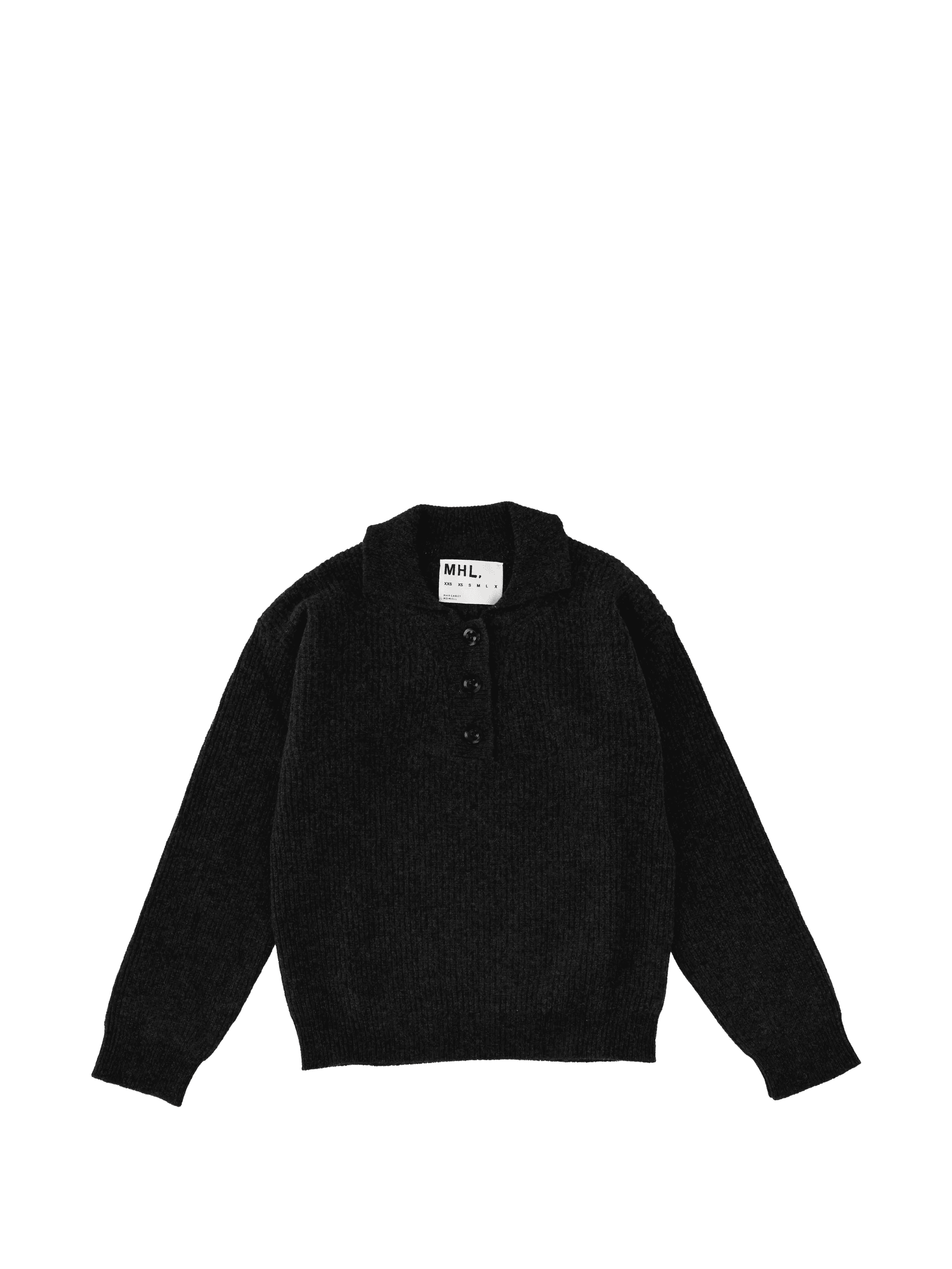 button collar polo shirt - Image 1