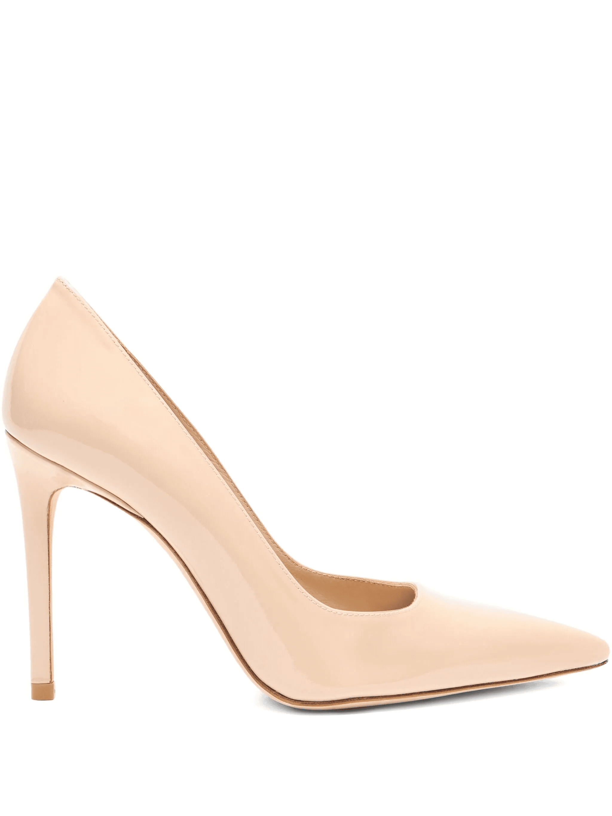100mm Stuart power pointed-toe patent pumps - Image 1