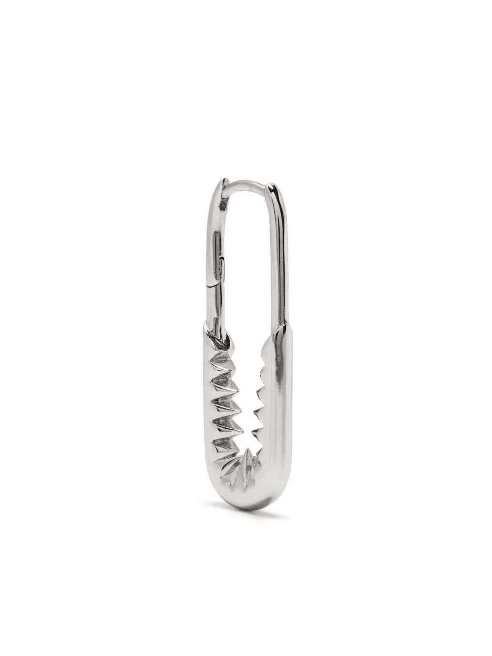 safety-pin hoop earring - Image 1