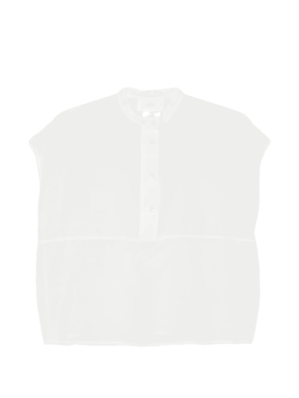 half-buttoned blouse - Image 1