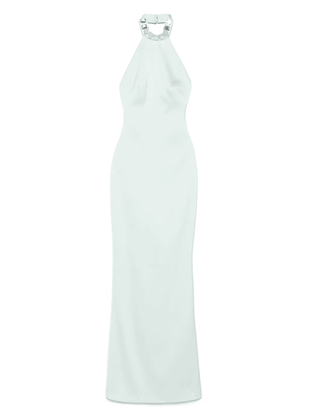 embellished halter-neck dress - Image 1
