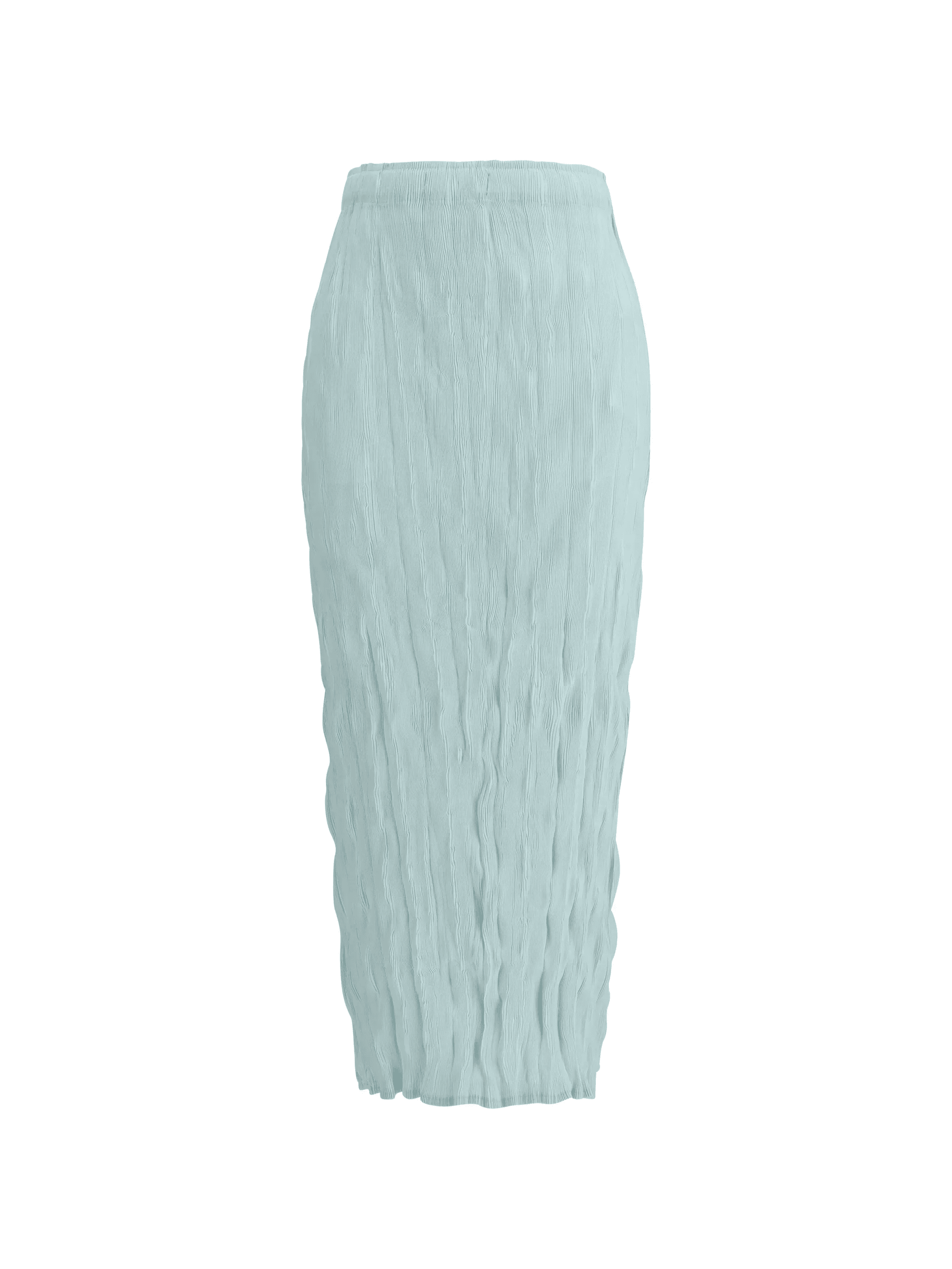 Wavy textured midi skirt - Image 1