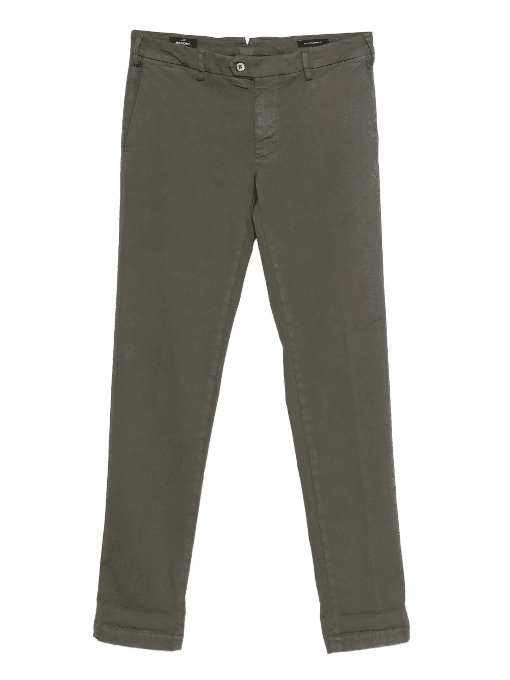 cuffed straight-leg trousers - Image 1