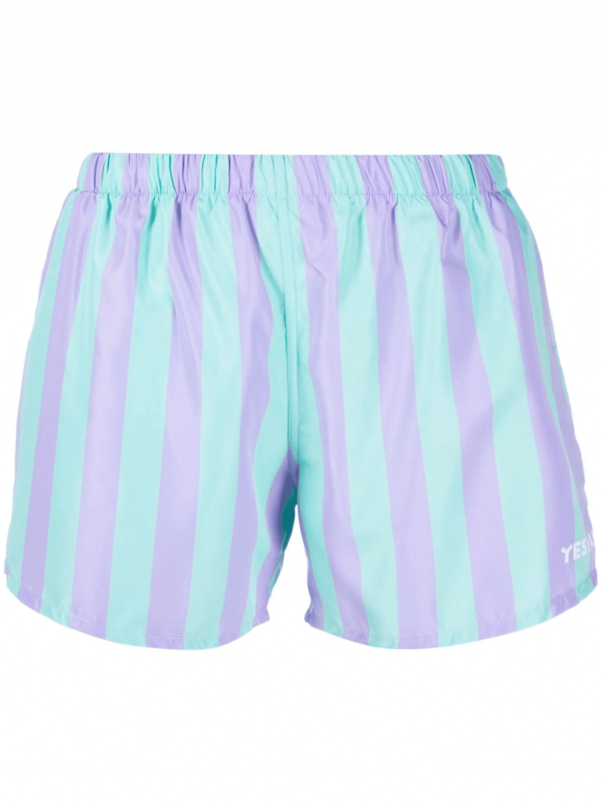 stripe-print swim shorts - Image 1