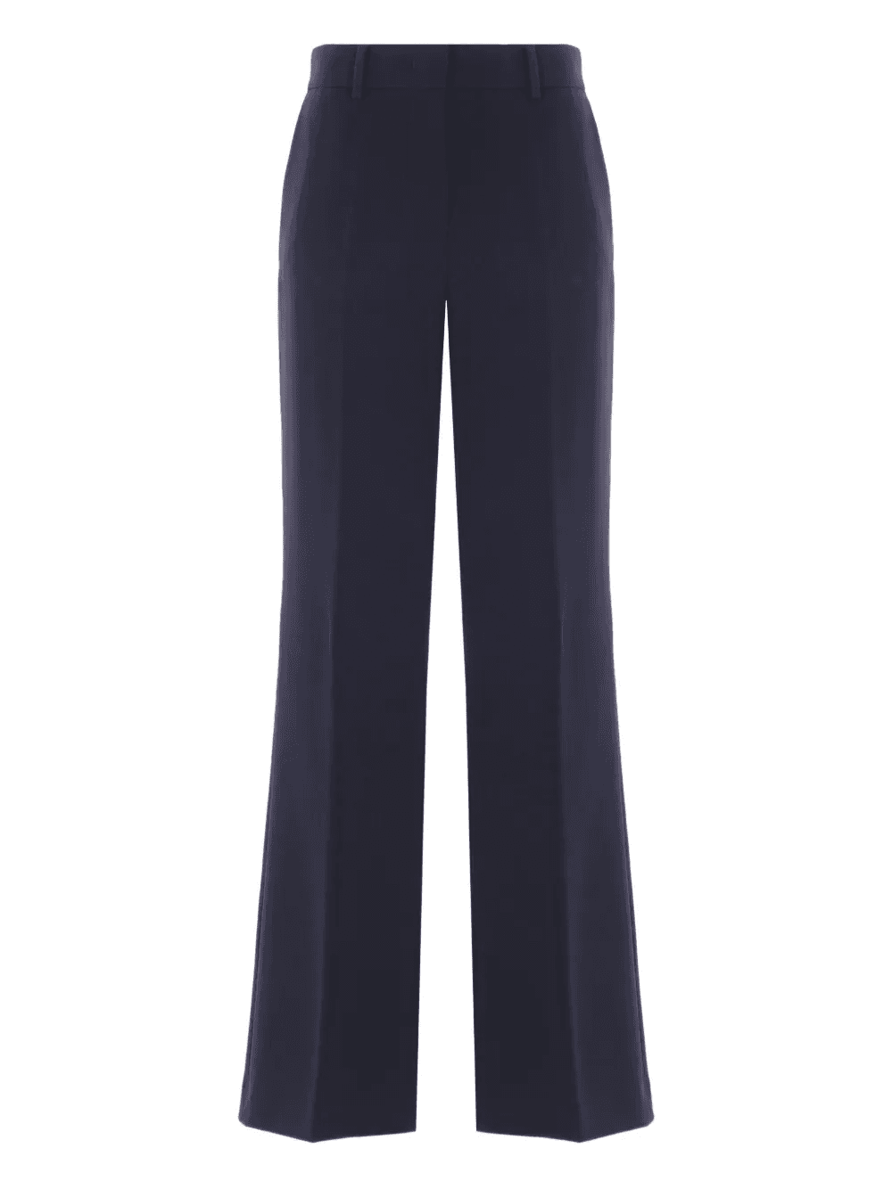central-crease flared trousers - Image 1