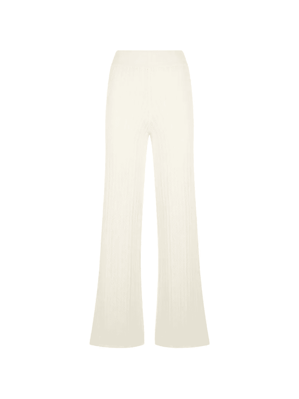ribbed-knit trousers - Image 1