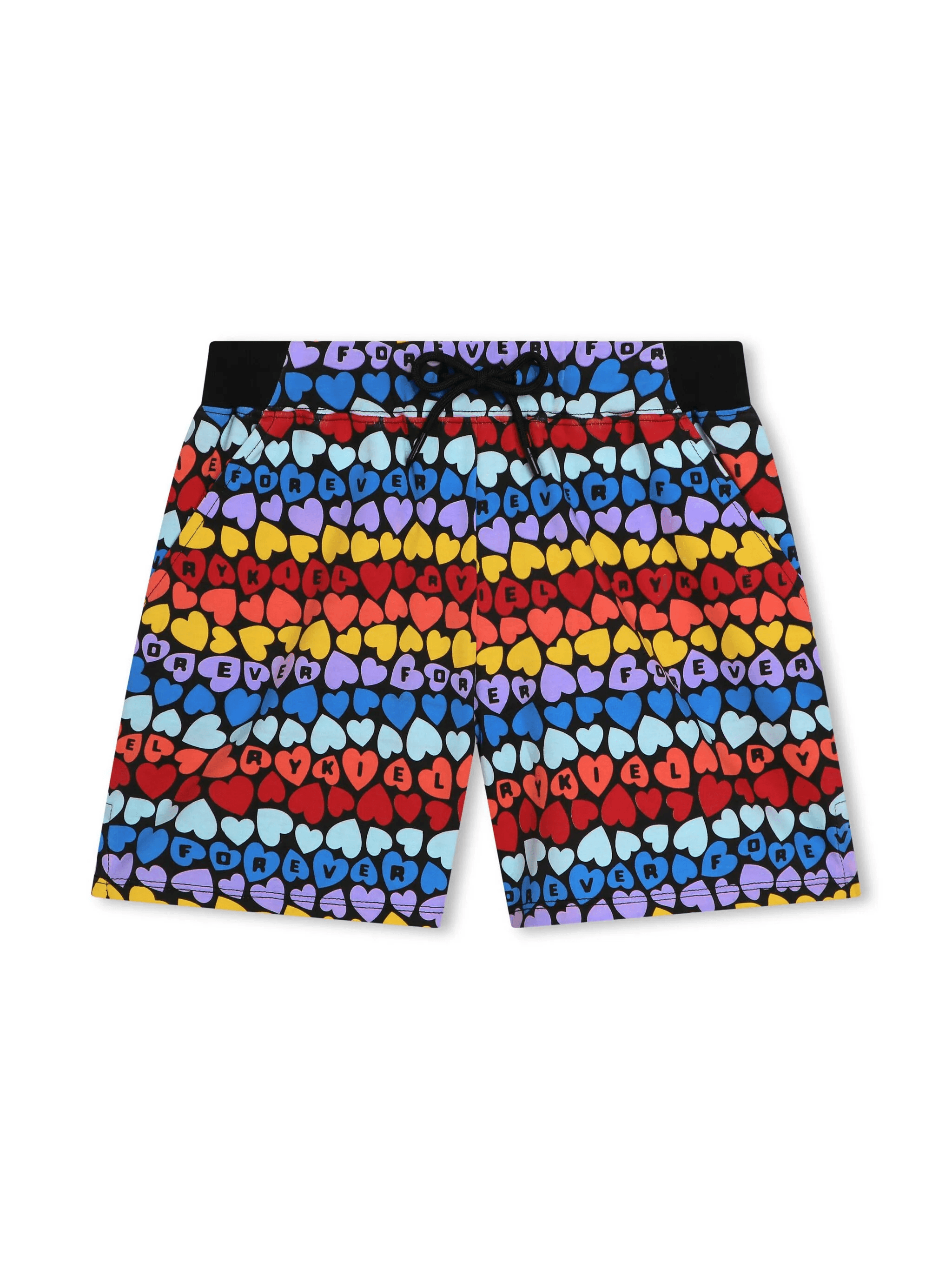 logo-print cotton shorts - Image 1