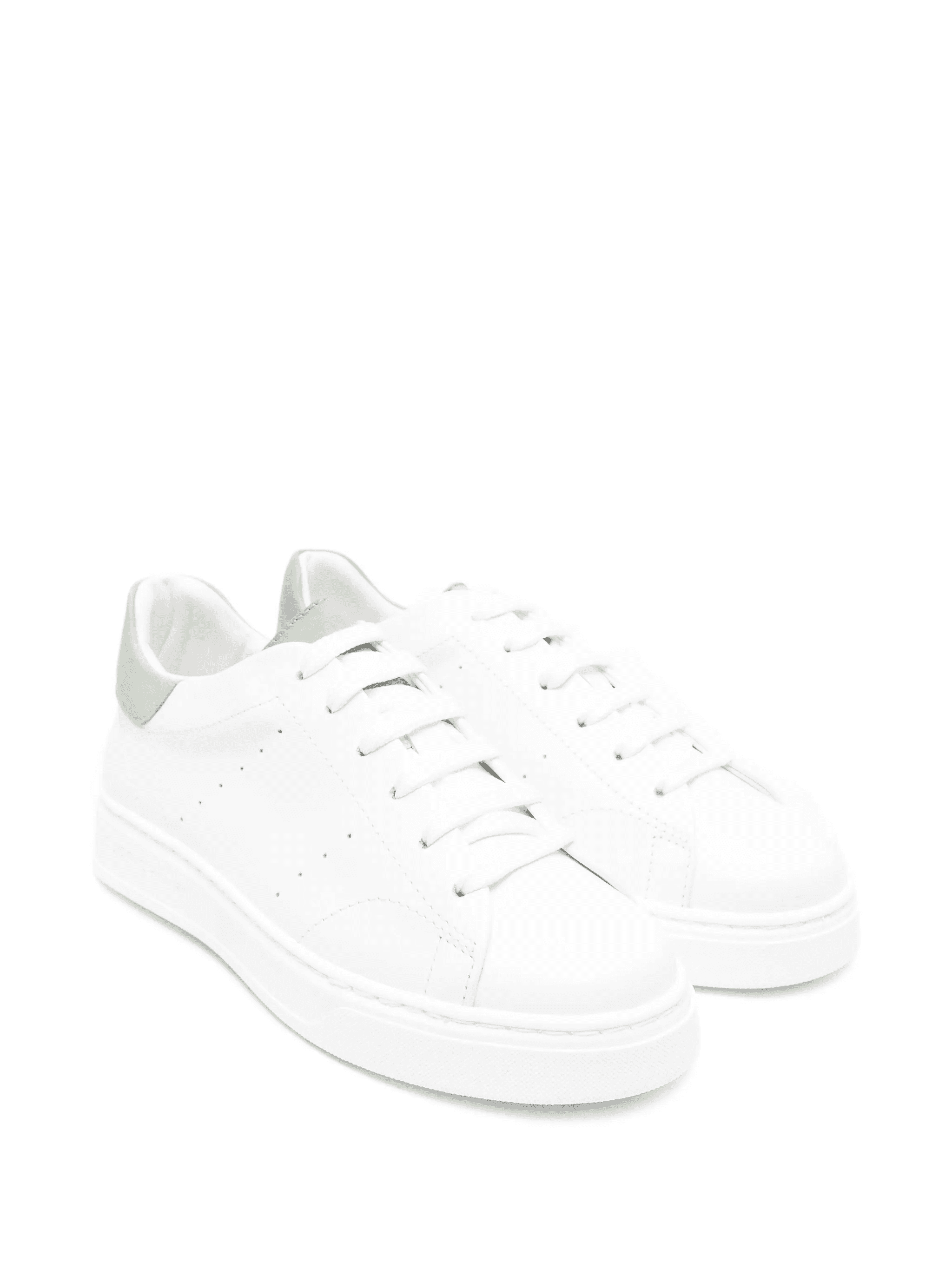lace-up leather sneakers - Image 1
