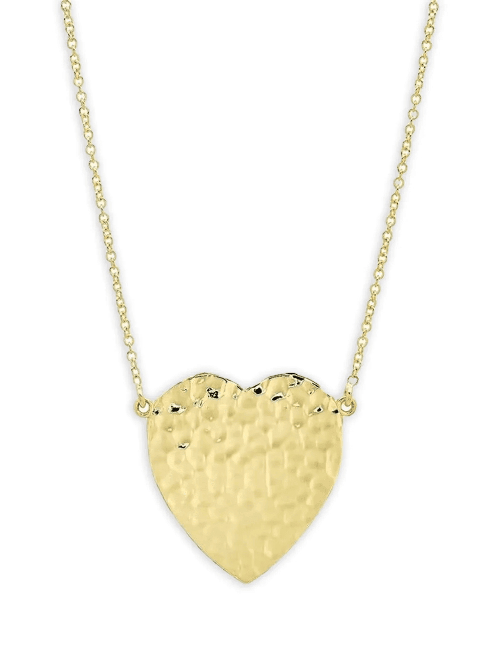 18kt yellow gold Heart necklace - Image 1
