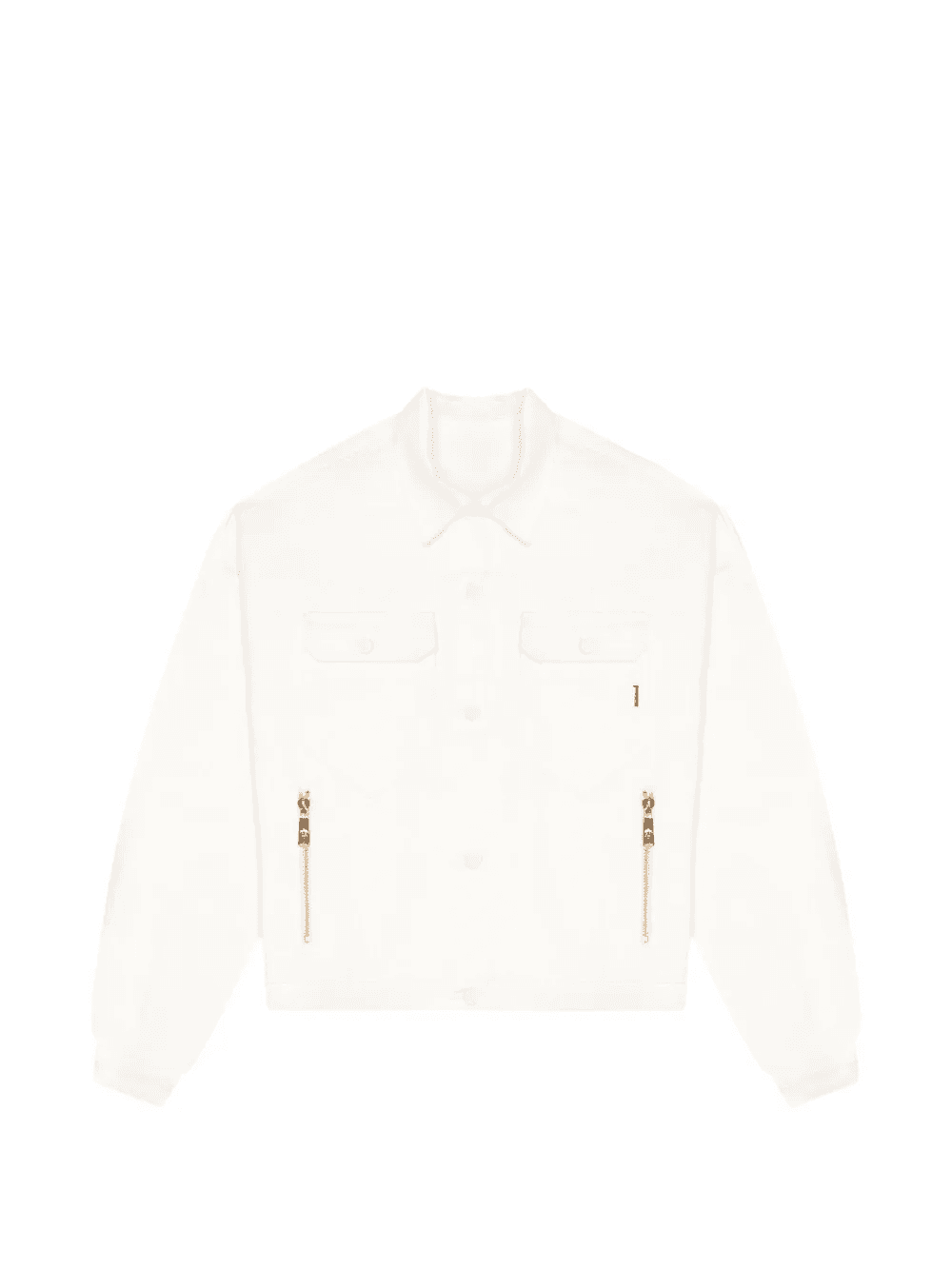 long-sleeve denim jacket - Image 1