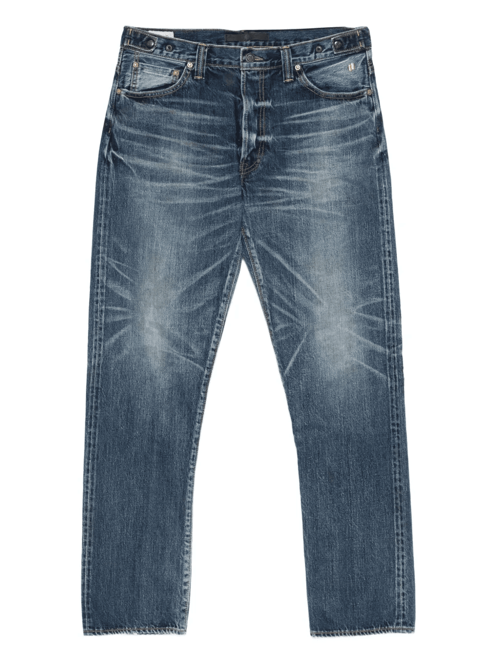 faded button-fly jeans - Image 1