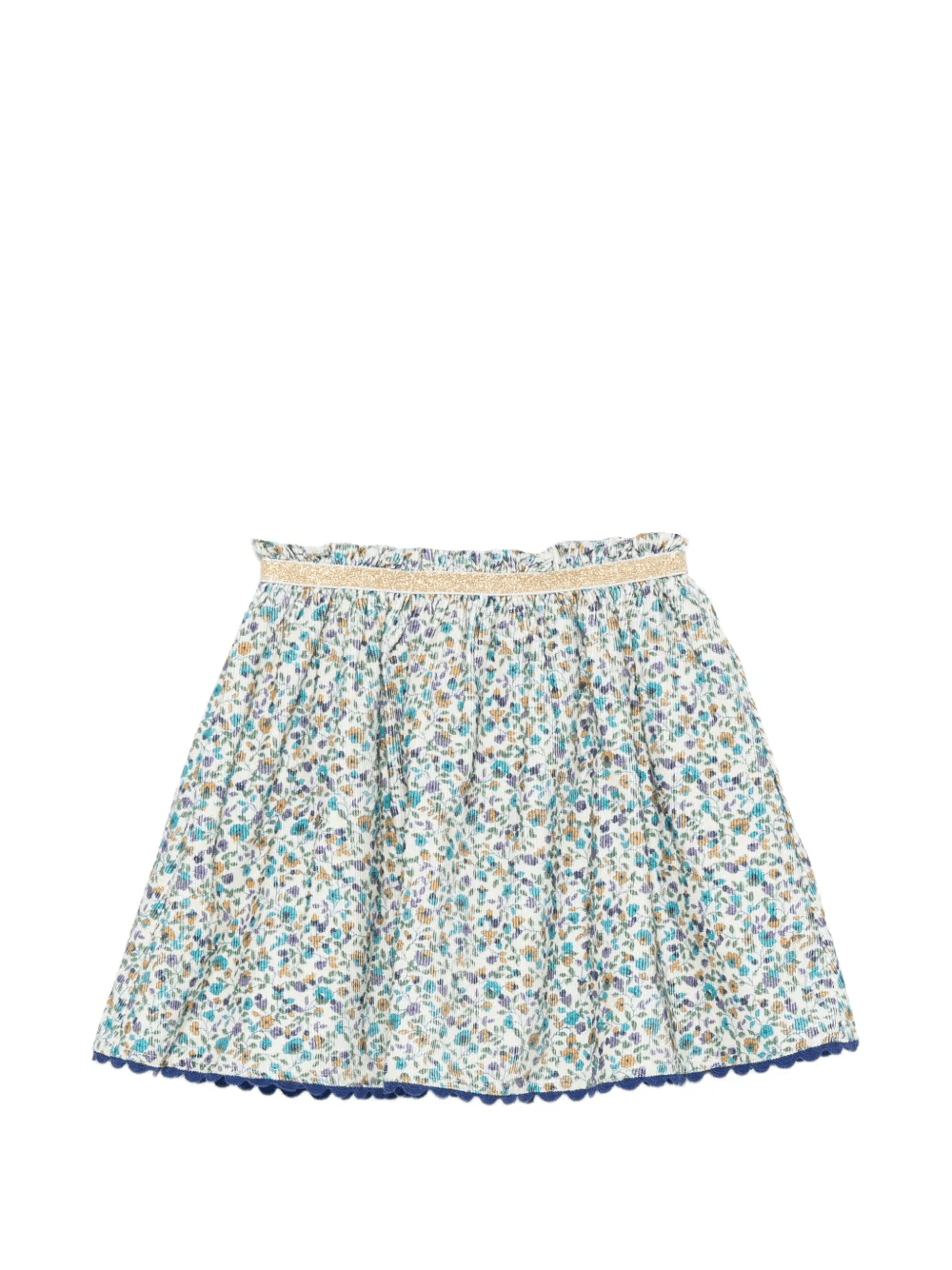 Cephee floral-print scalloped skirt - Image 1