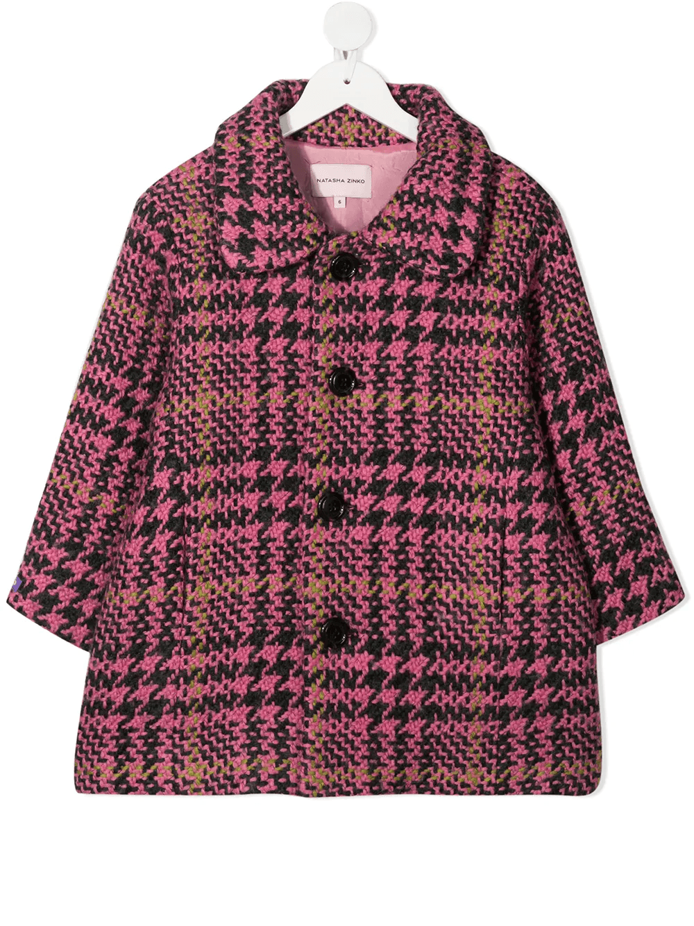 plaid check coat - Image 1