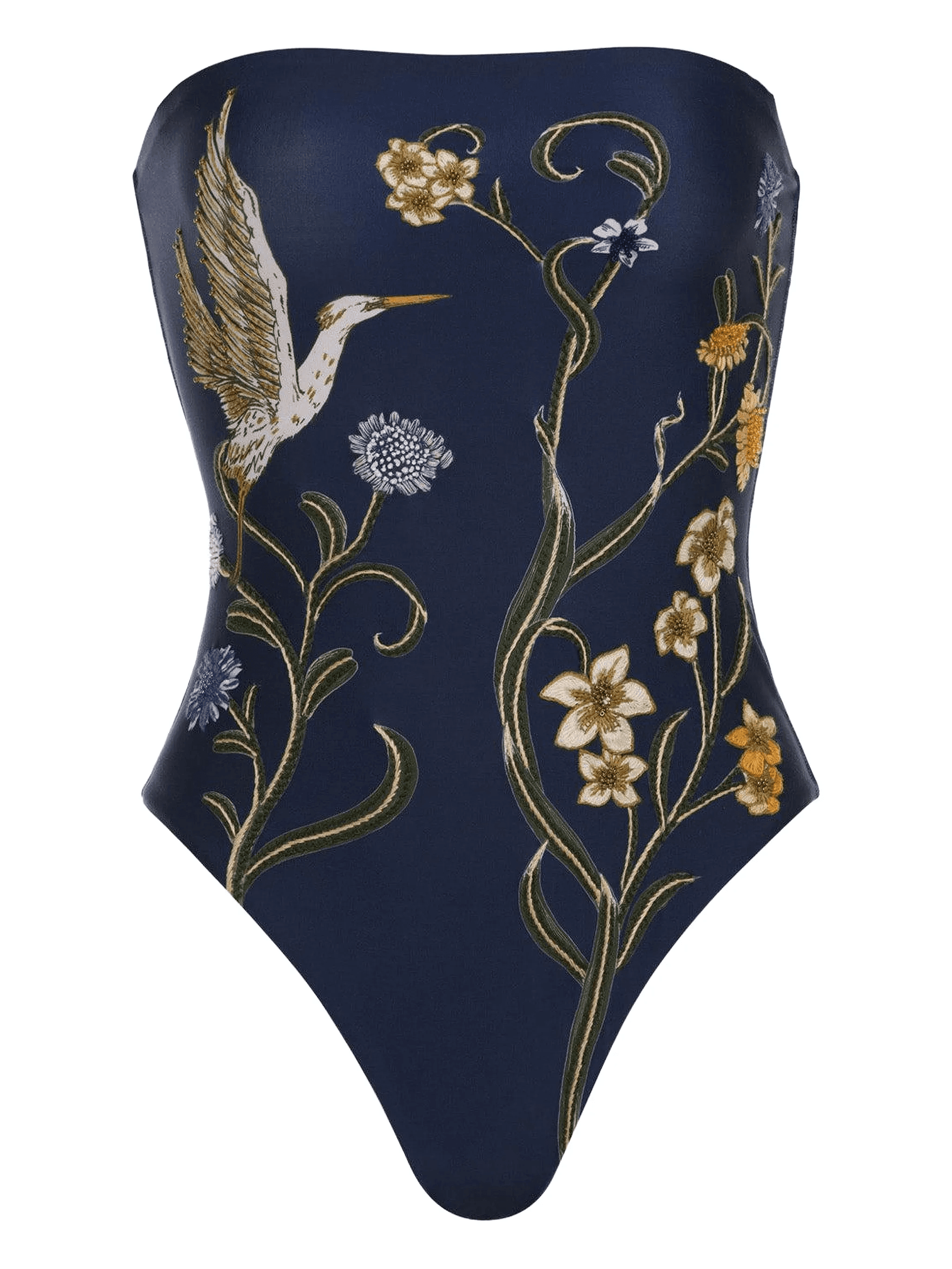 bird floral one piece - Image 1