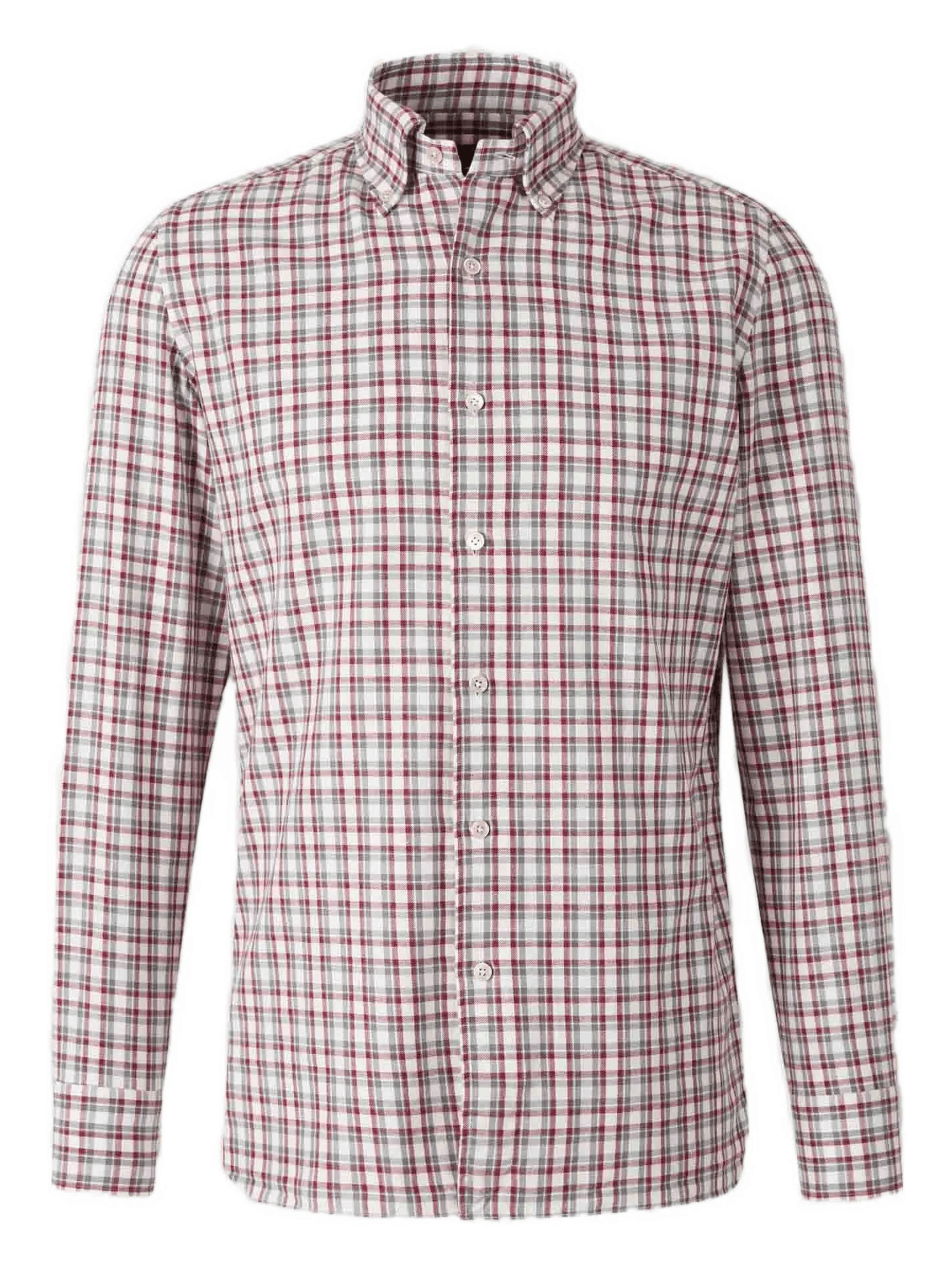 checked button-down shirt - Image 1