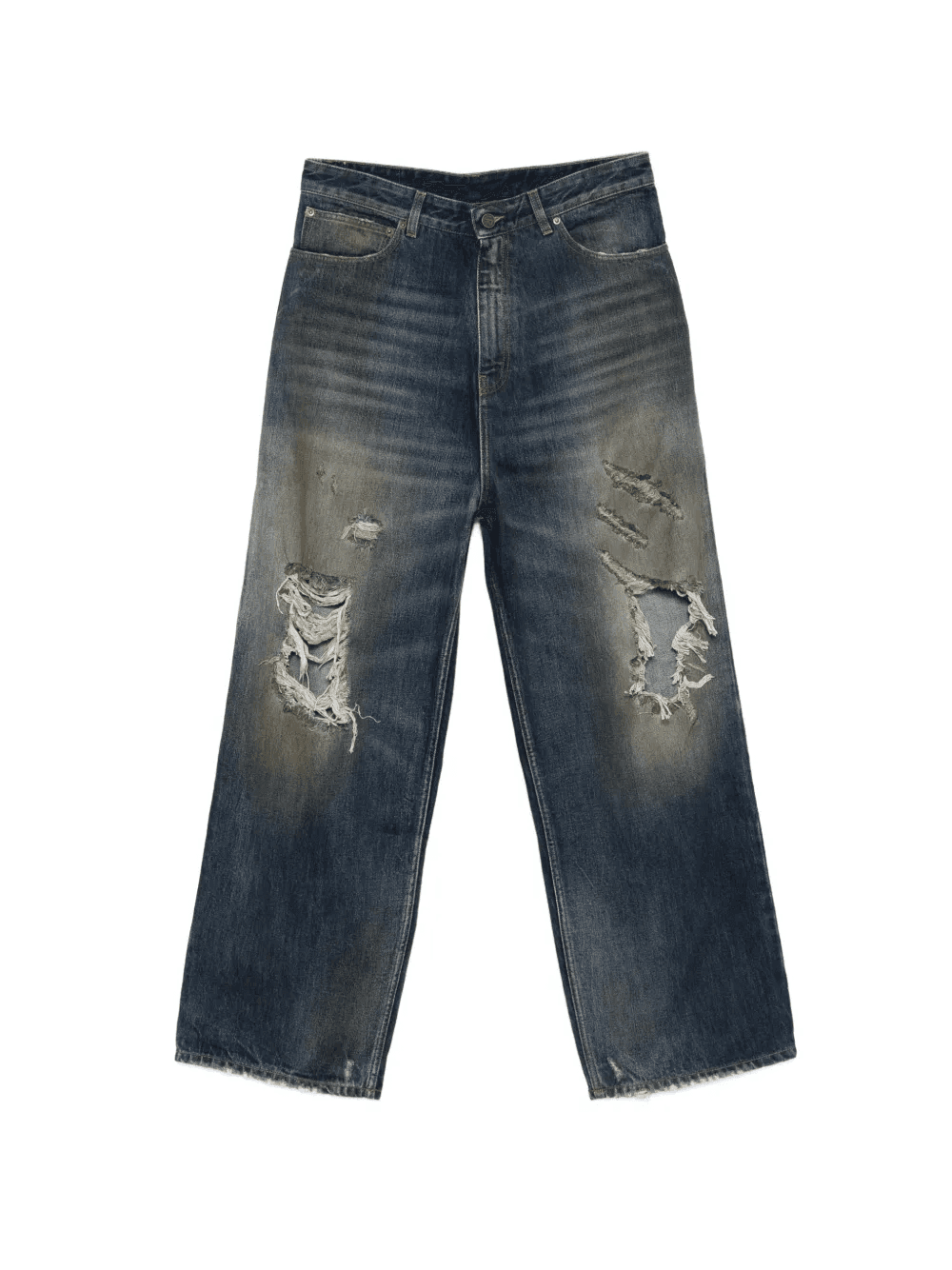 distressed ripped jeans - Image 1