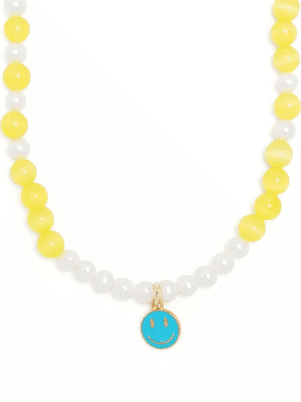 pearl cats-eye bead pearl necklace - Image 1