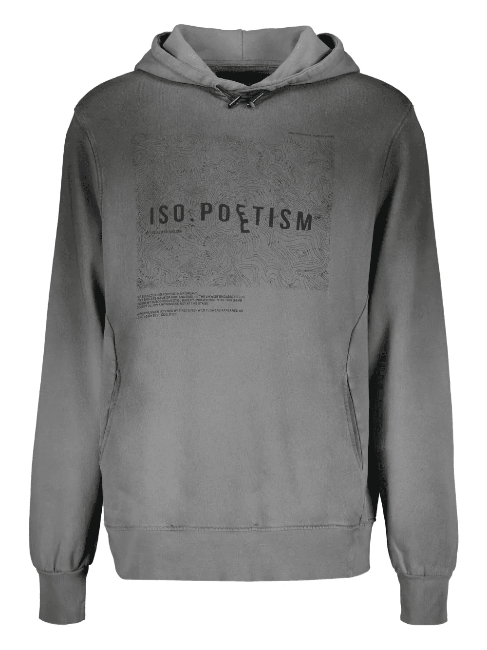 drawstring-hood graphic hoodie - Image 1