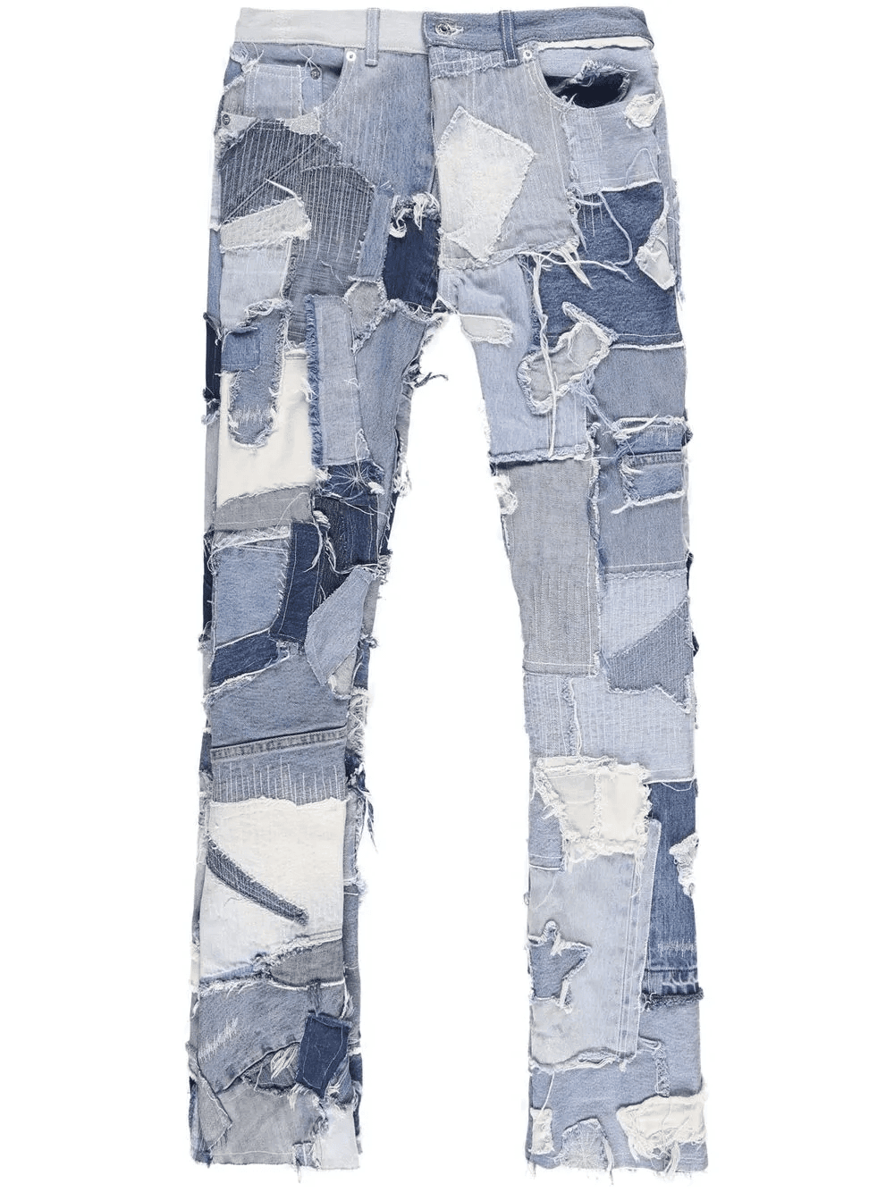 Logan patchwork straight jeans - Image 1