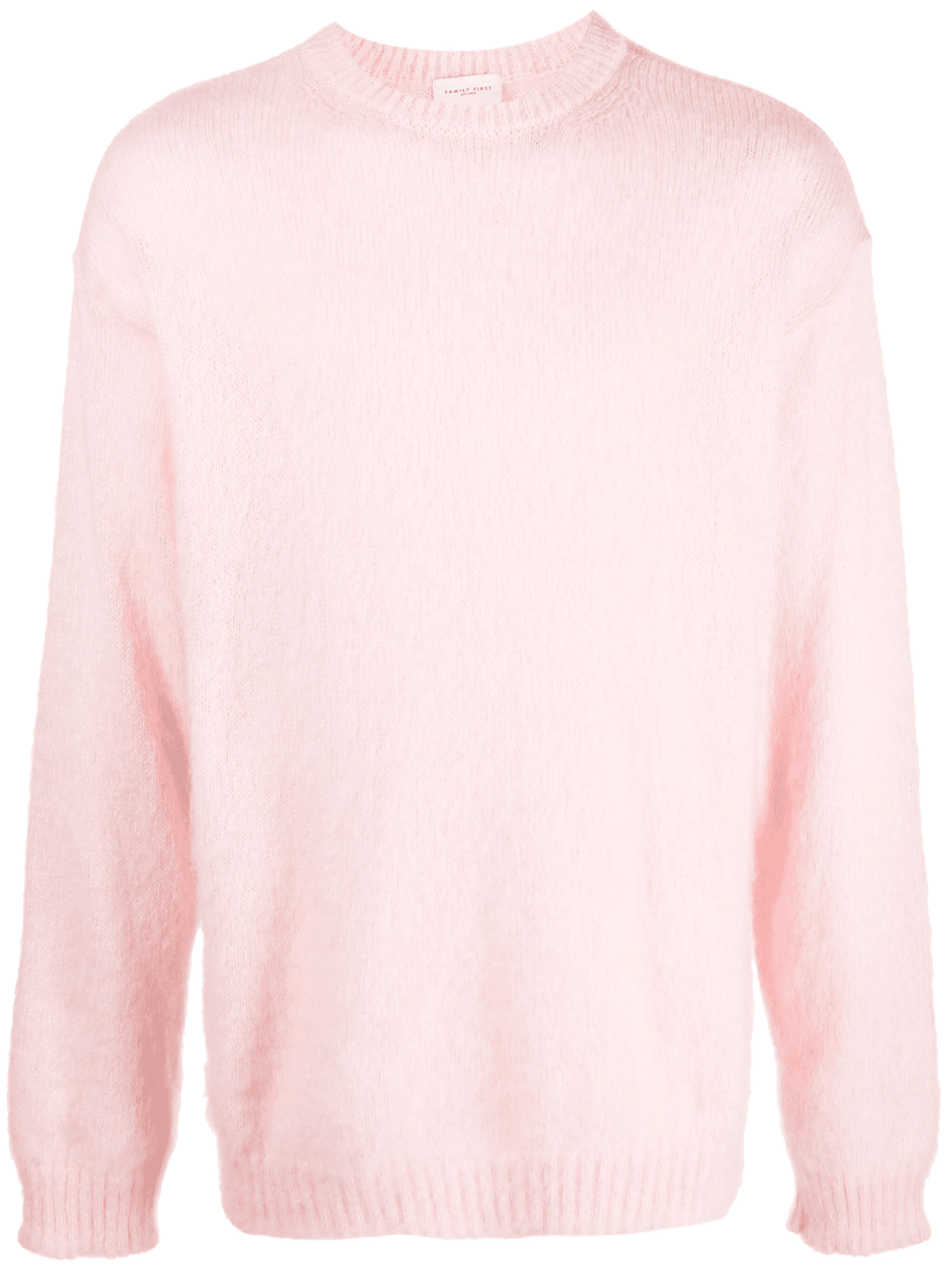 logo-patch mohair-blend jumper - Image 1