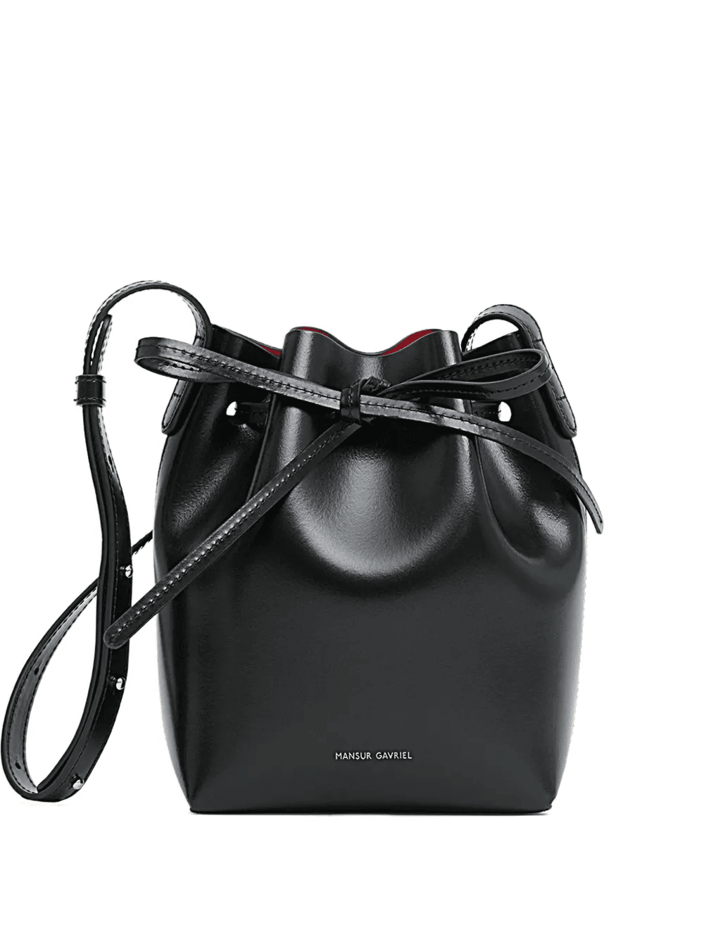 mini leather bucket bag - Image 1