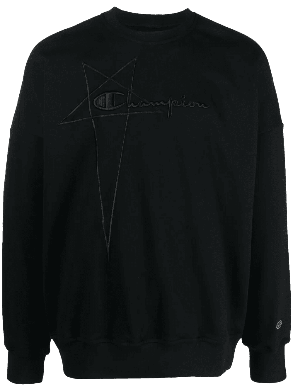 logo-embroidered pullover sweatshirt - Image 1