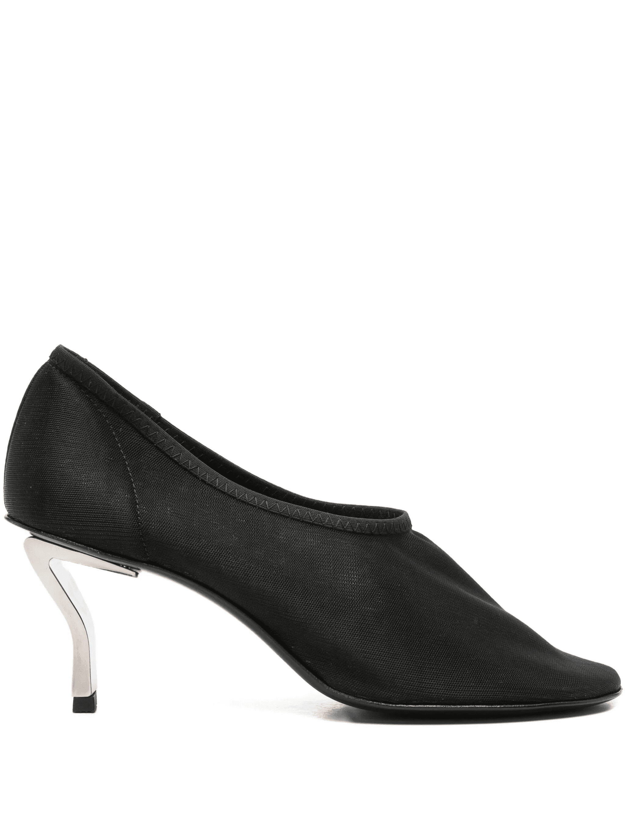 Harper sculpted-heel mesh pumps - Image 1