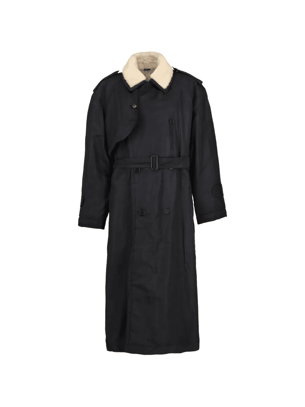 double-breasted trench coat - Image 1