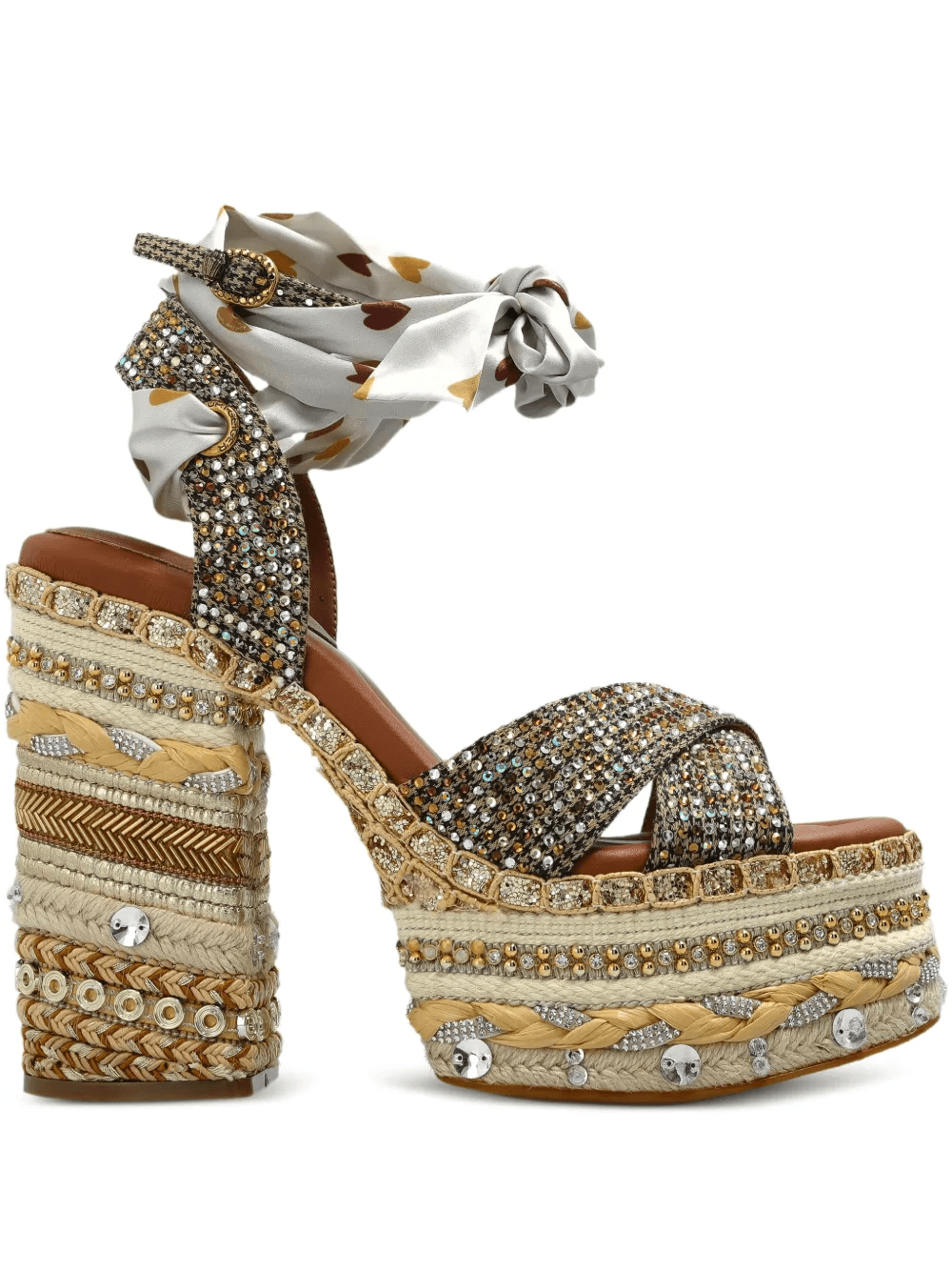 135mm Chelsea Scarf sandals - Image 1