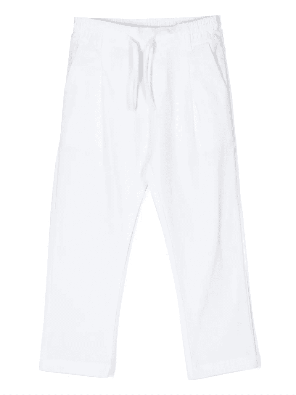 drawstring straight-leg trousers - Image 1