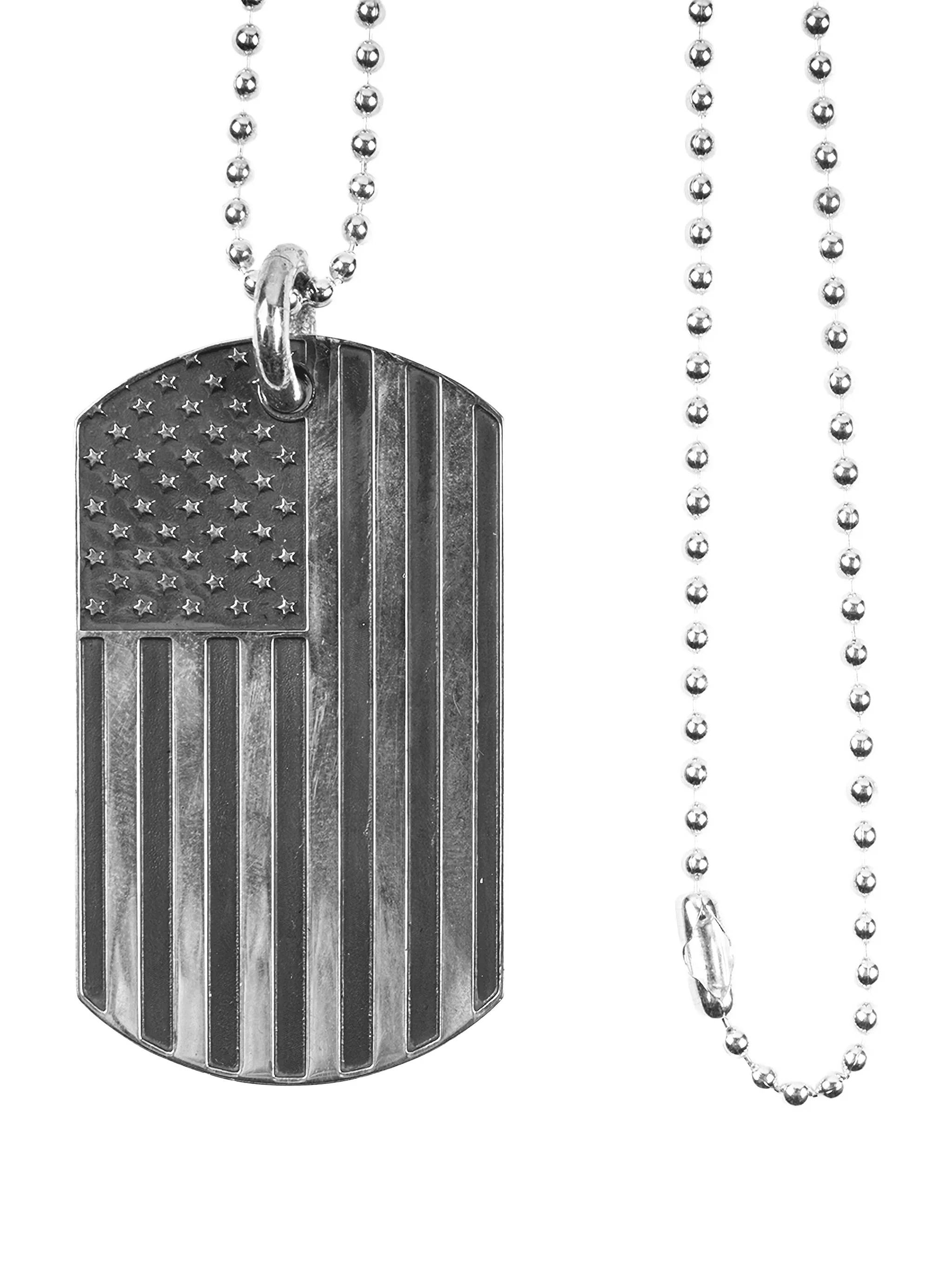 x Richard Stark American Flag tag necklace - Image 1