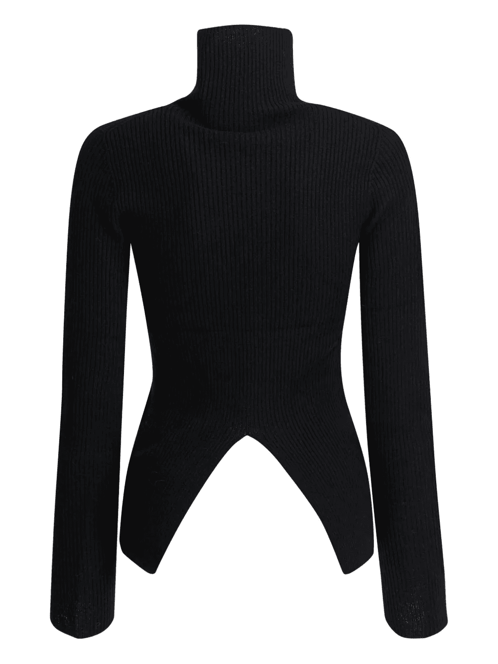 Lesley roll-neck split-back sweater - Image 1