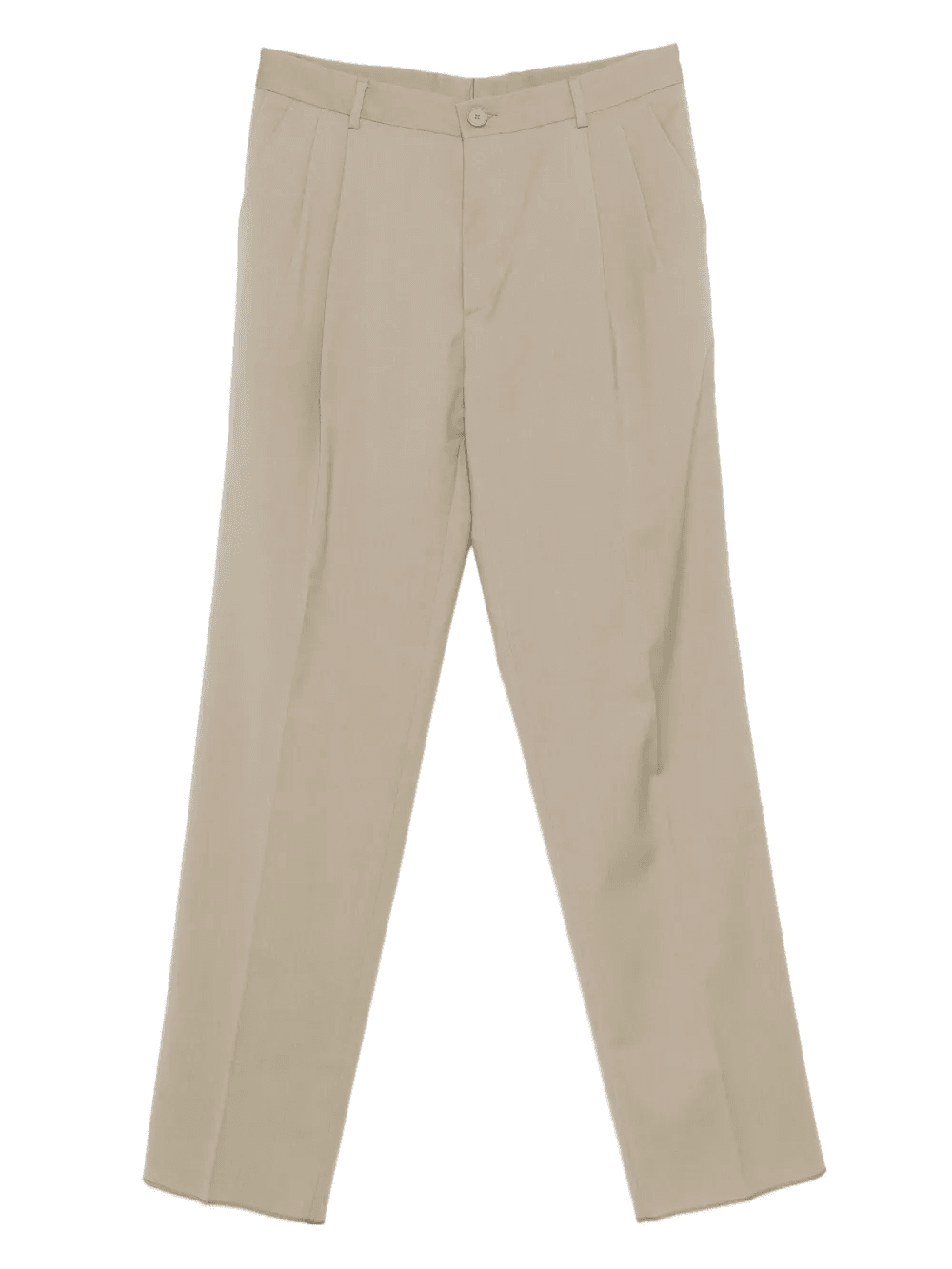 wool blend straight-leg trousers - Image 1