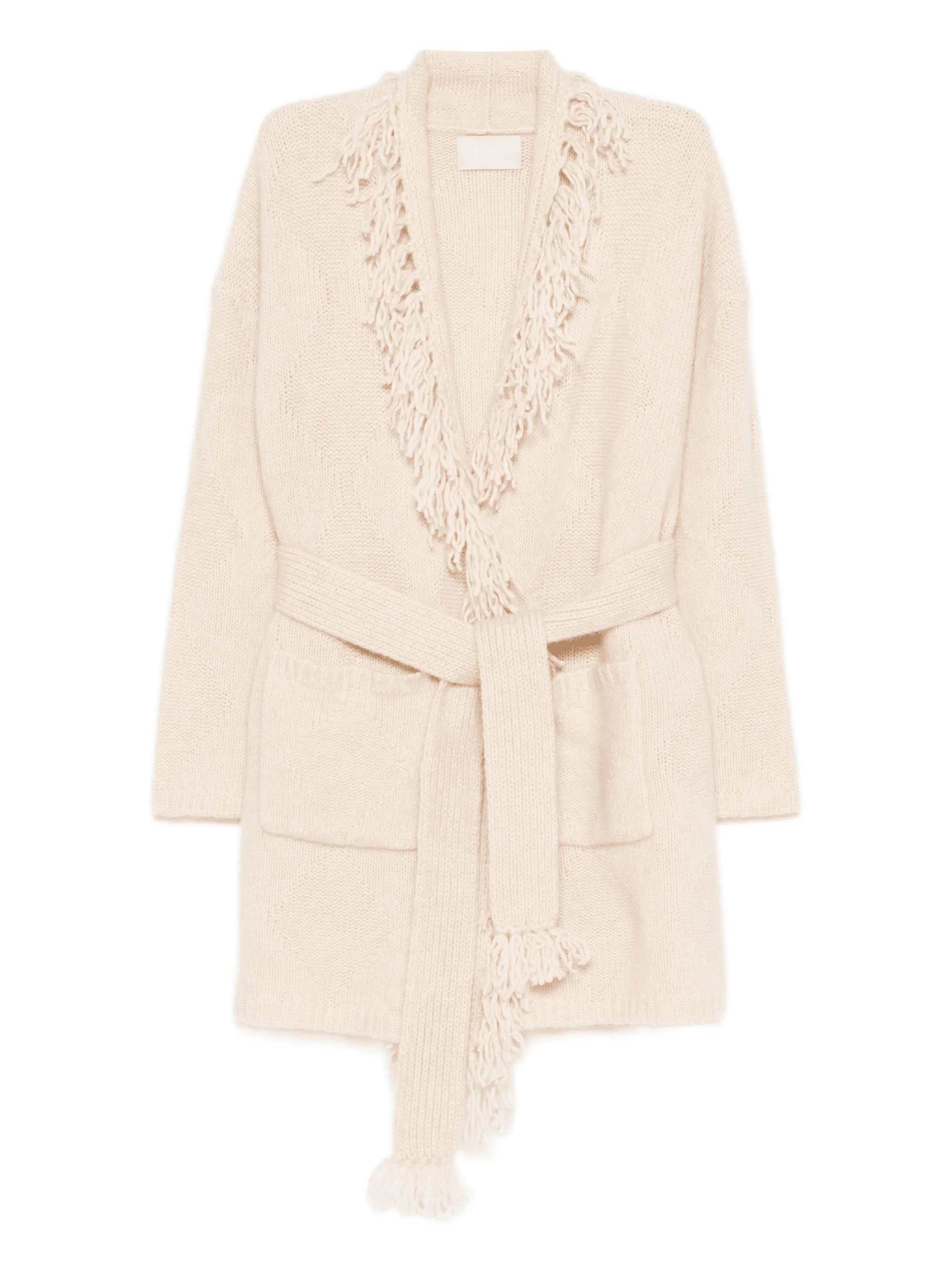 fringed belted jacket - Image 1