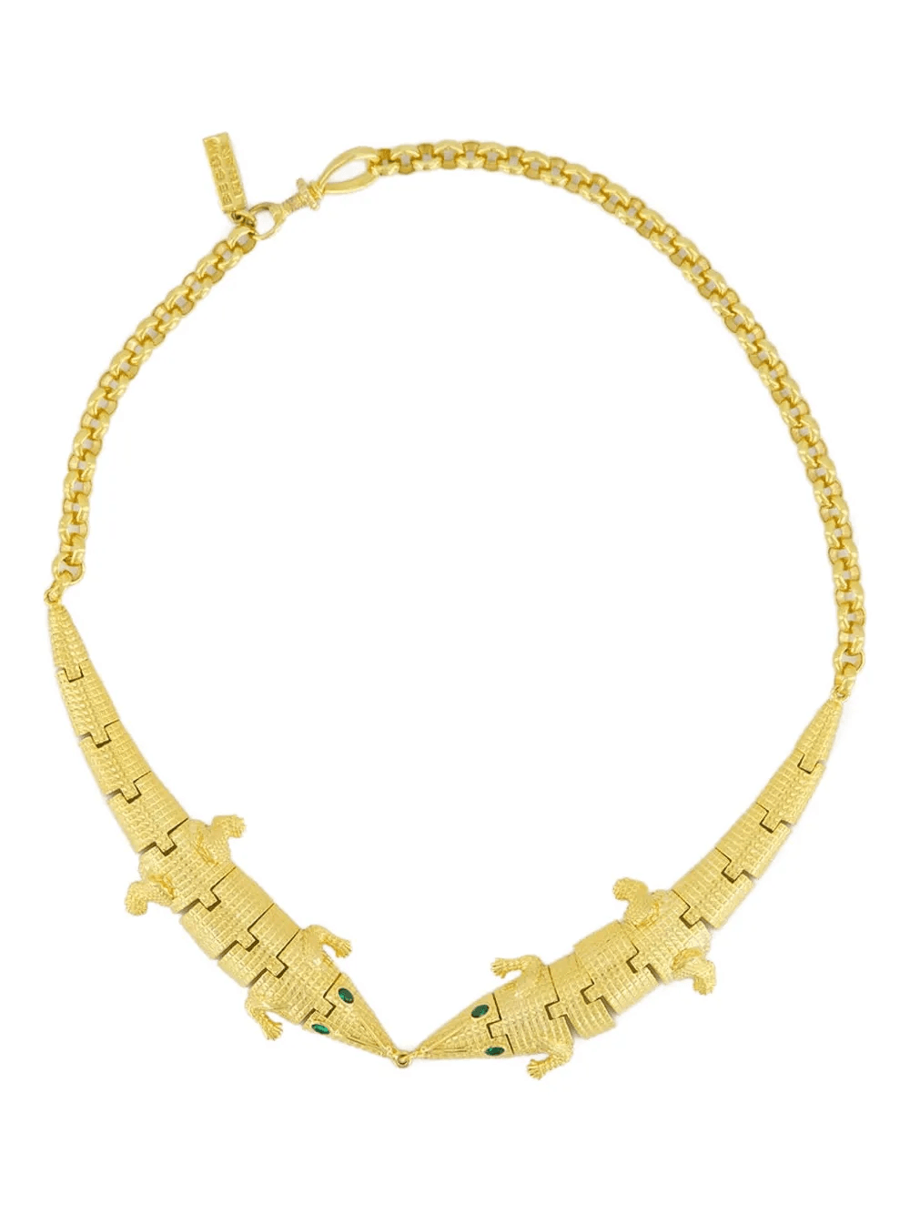 crocodile-motif necklace - Image 1
