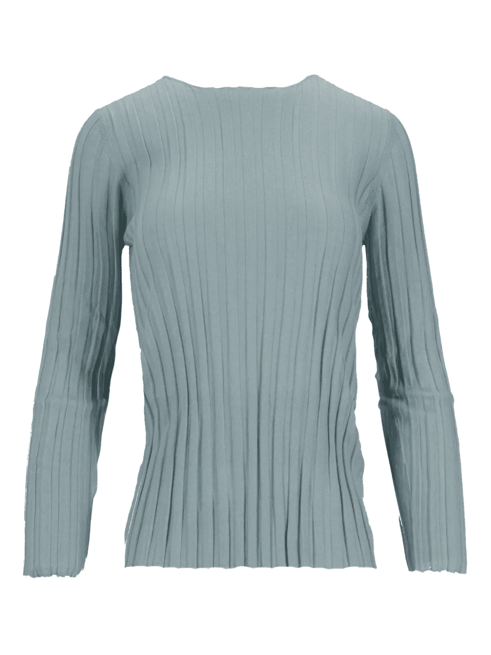 ribbed crew-neck top - Image 1