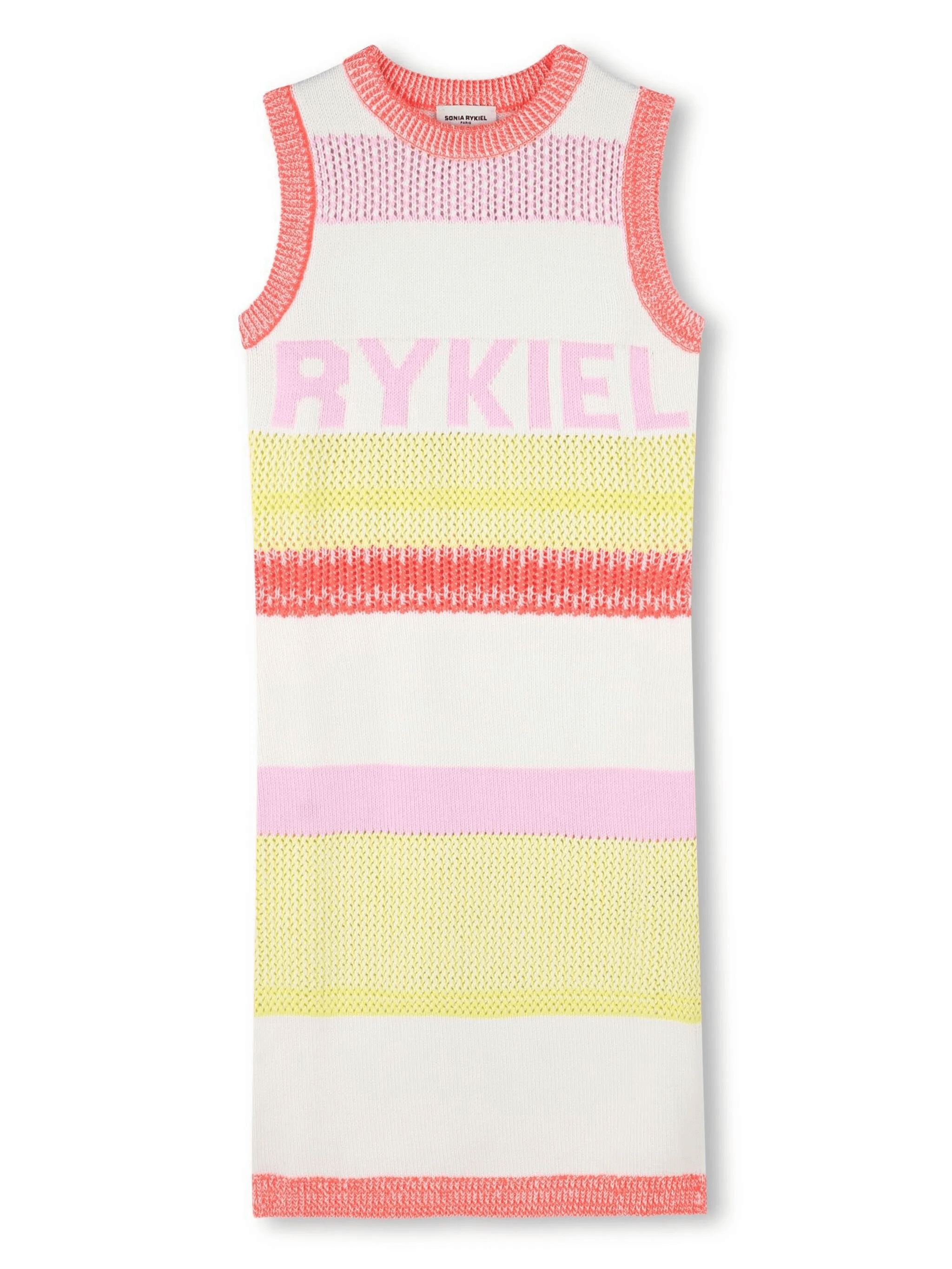 logo-embroidered midi dress - Image 1