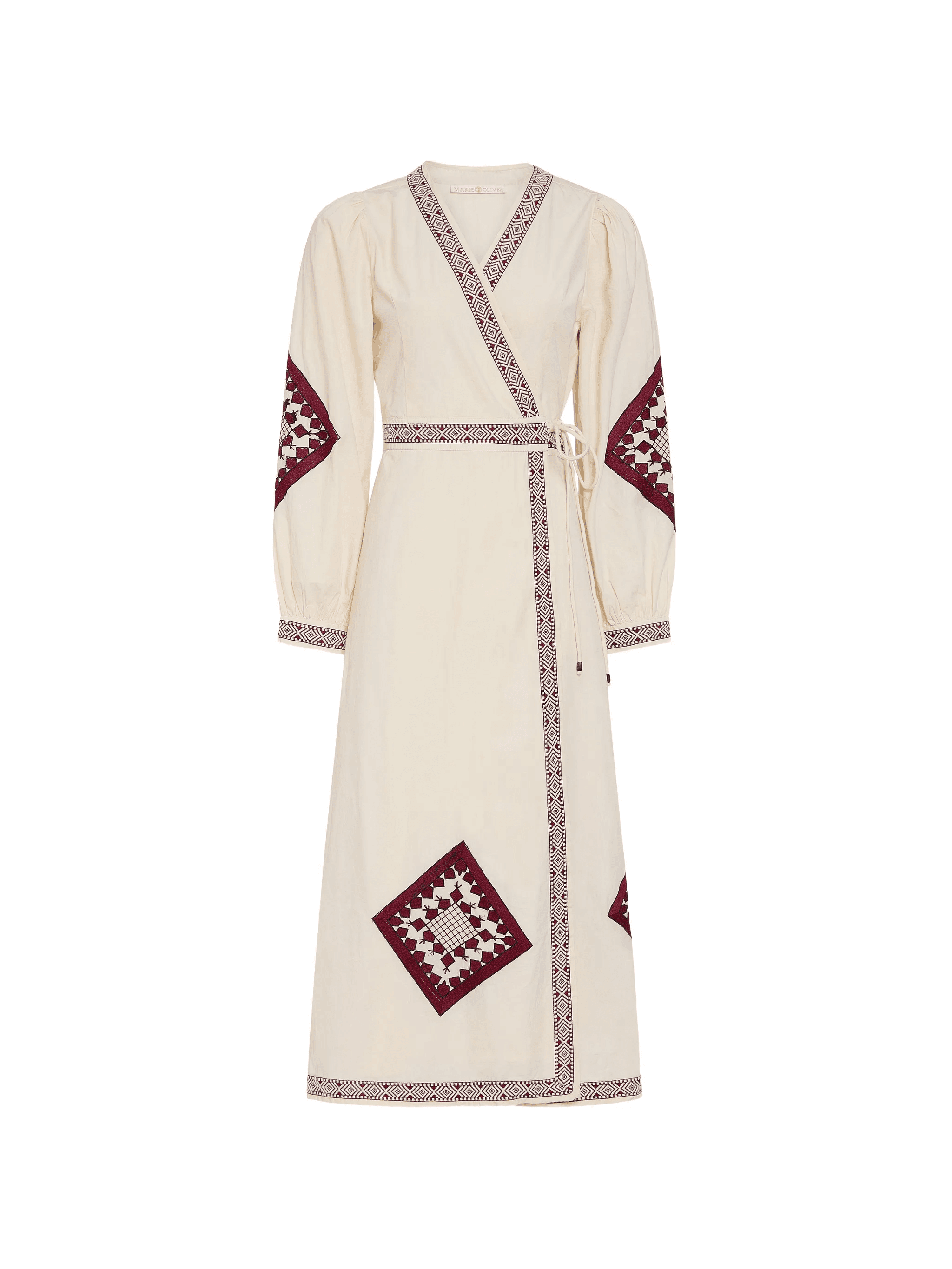 Naomi embroidered midi dress - Image 1