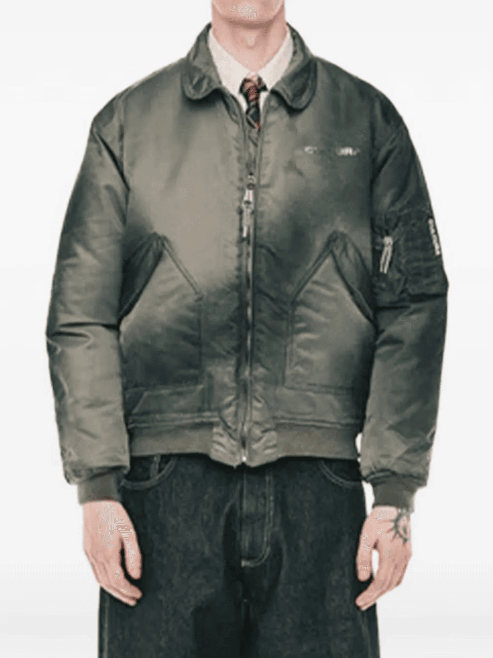 zip-up bomber jacket - Image 1
