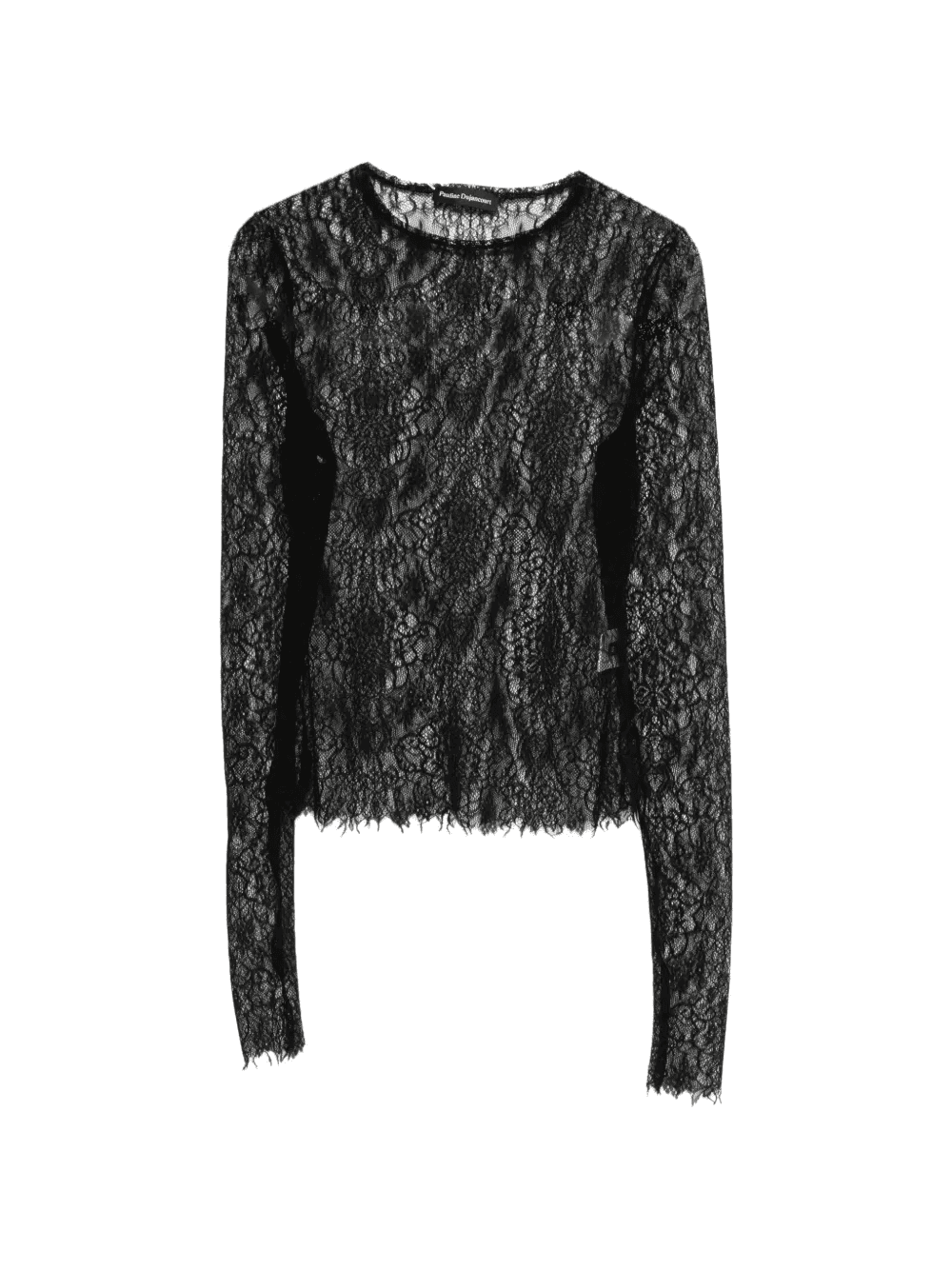 lace long-sleeve top - Image 1