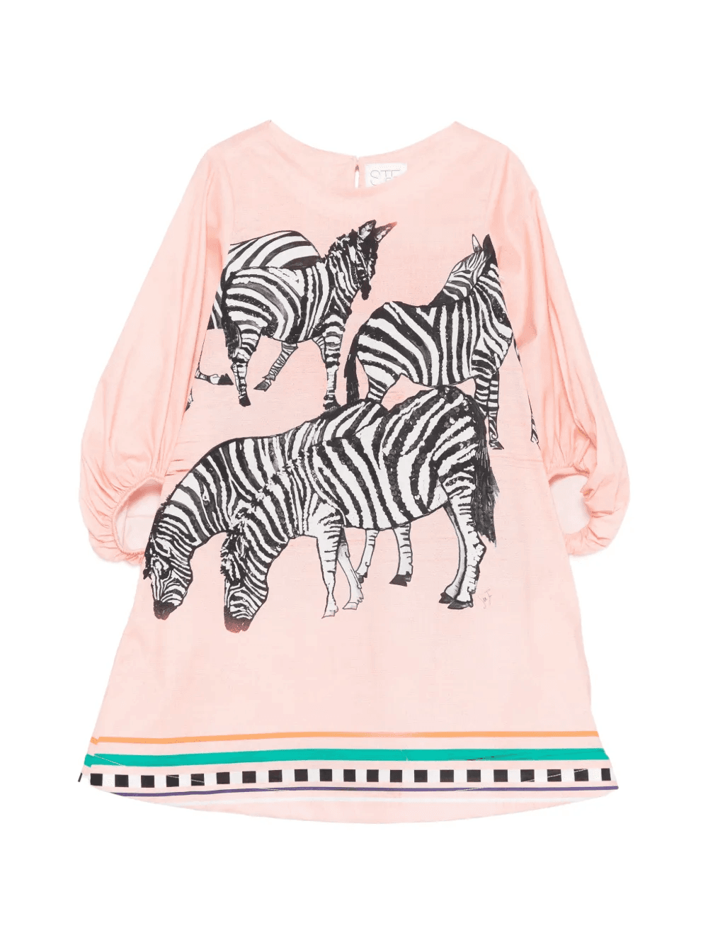 zebra-print dress - Image 1