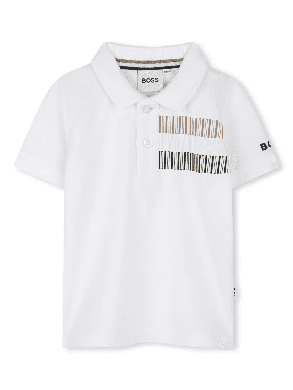 logo-print polo shirt - Image 1