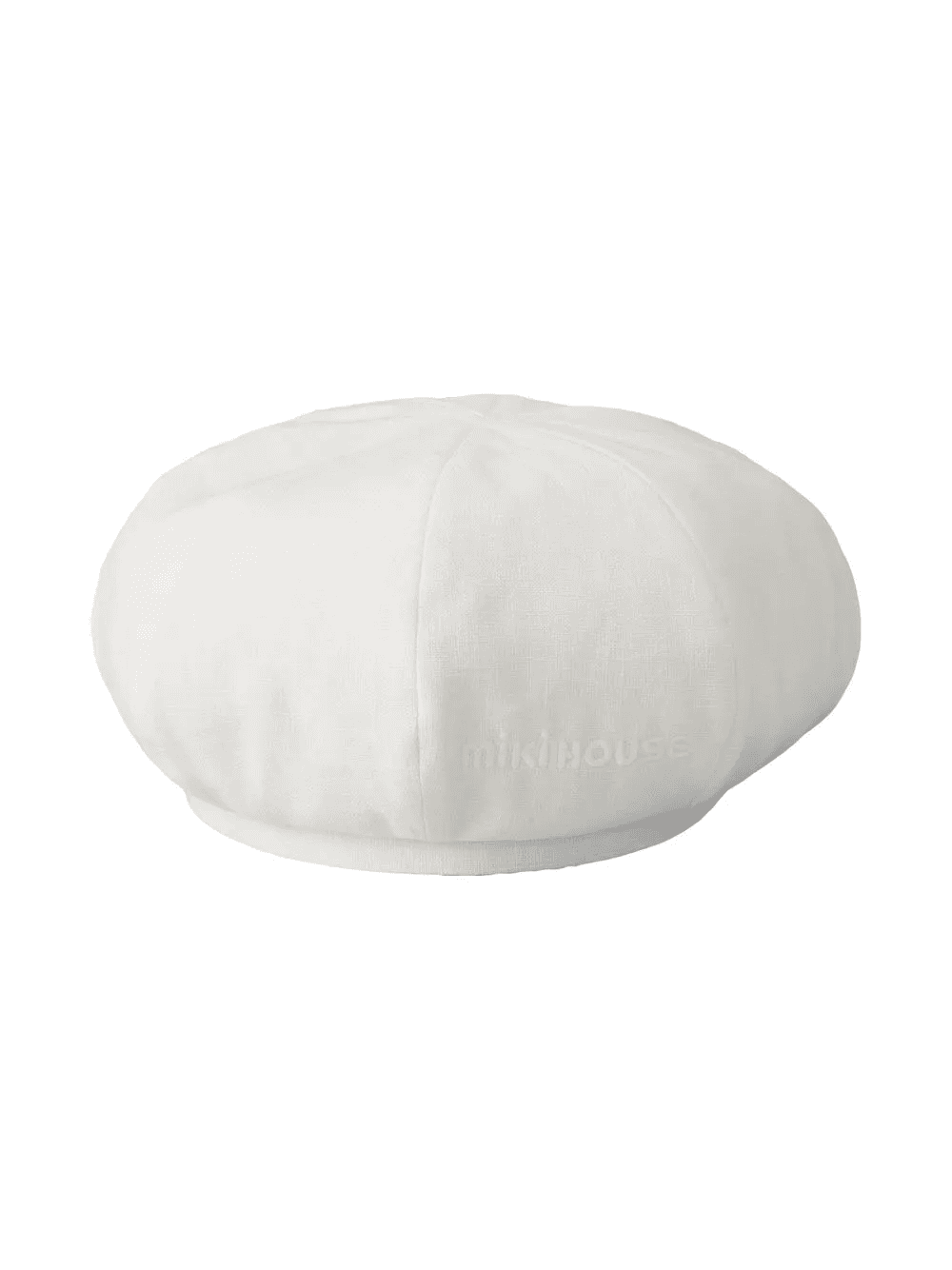 embroidered-logo flax beret - Image 1