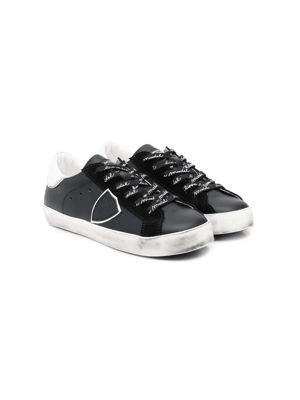 logo-print lace-up sneakers - Image 1