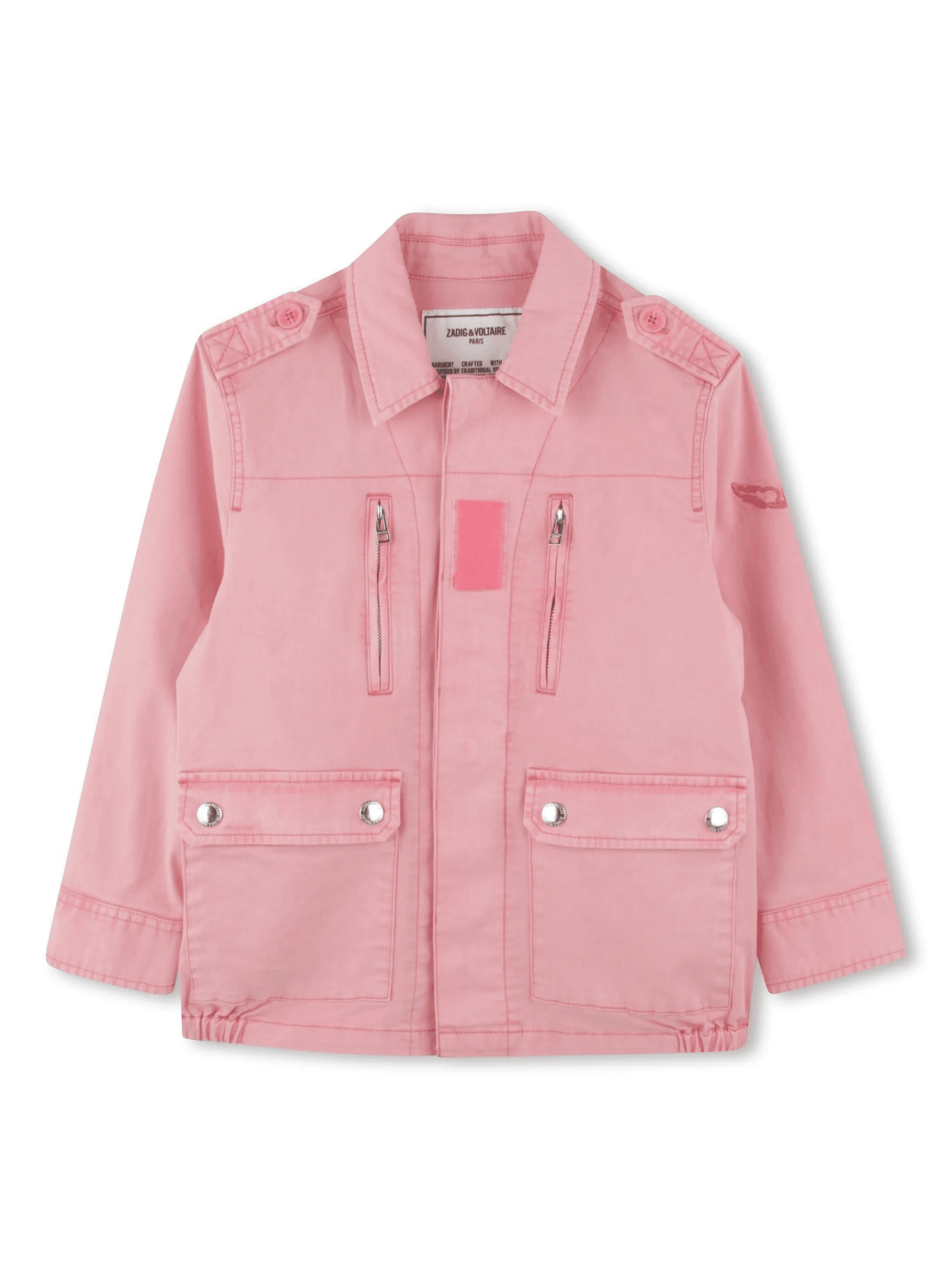 butterfly-embroidered jacket - Image 1