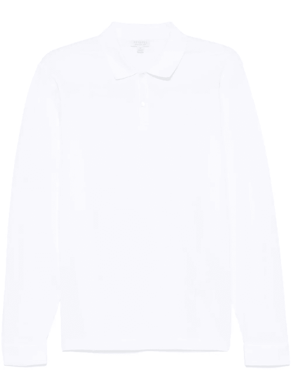 longsleeved piqué polo shirt - Image 1