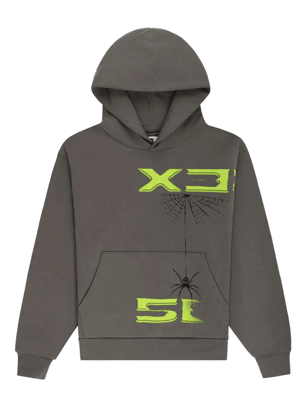 spider-web-print hoodie - Image 1