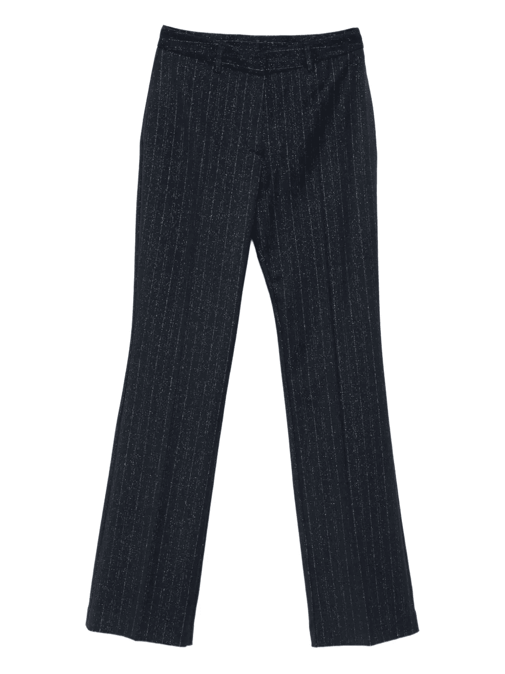 pinstripe straight-leg trousers - Image 1
