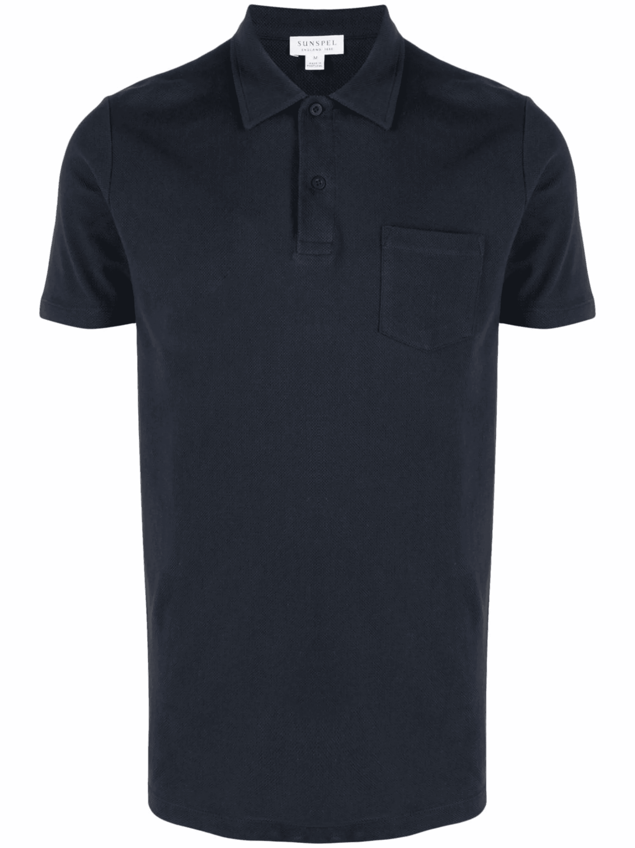 Riviera patch-pocket polo shirt - Image 1